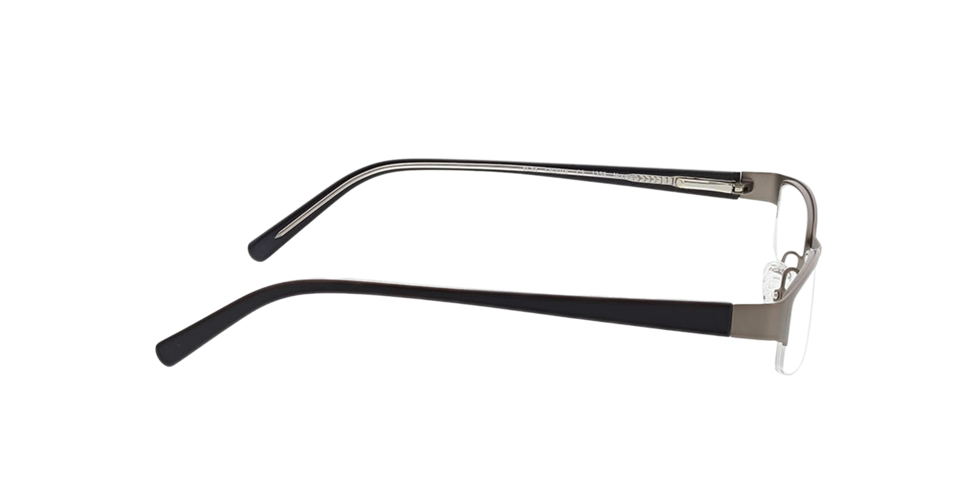 Norwich Anthracite  &  Brown MetallEyeglass Frames von B24, Seitenansicht