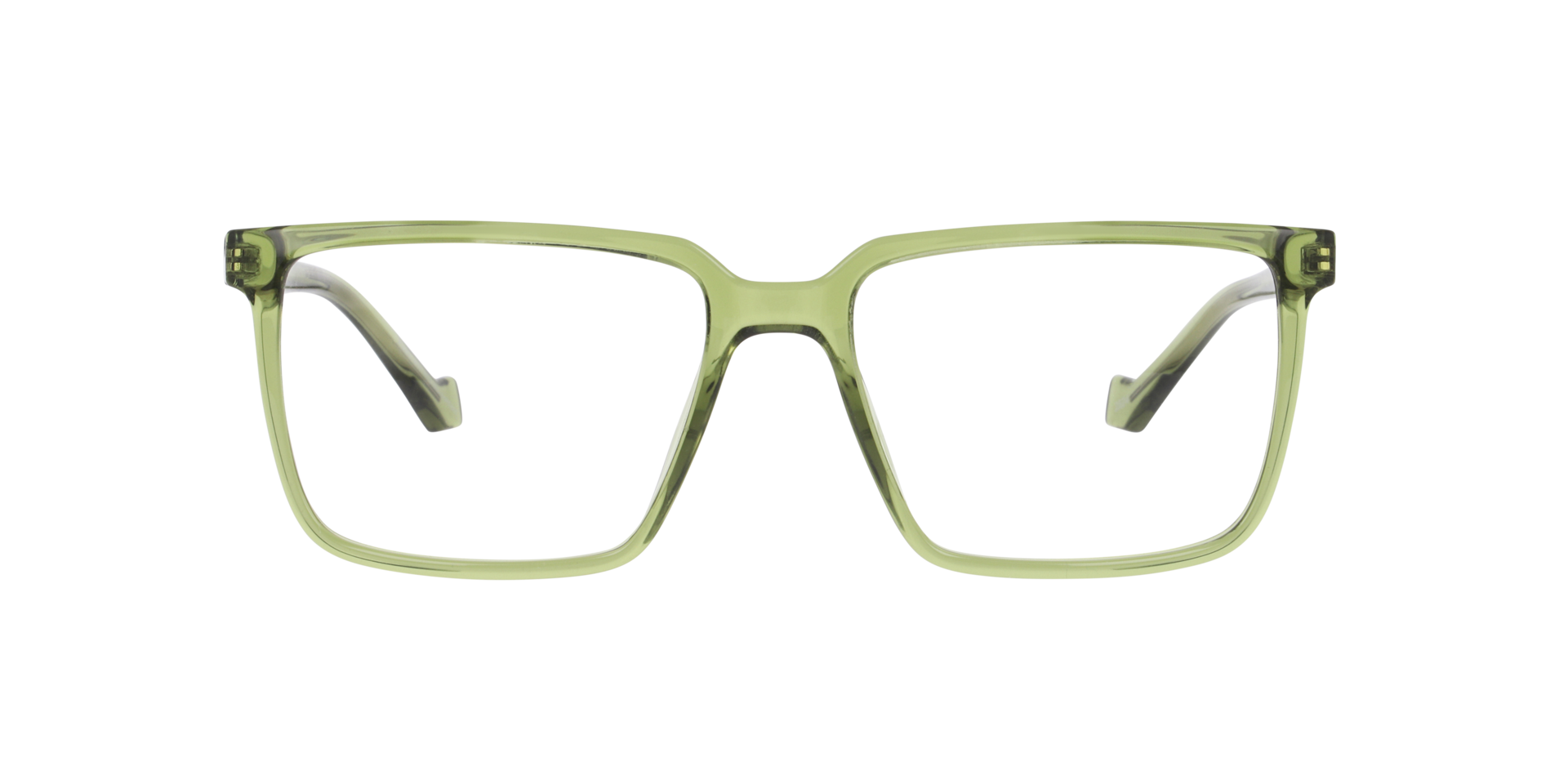 Zürich Crystal Khaki KunststofEyeglass Frames van B24, Vooraanzicht