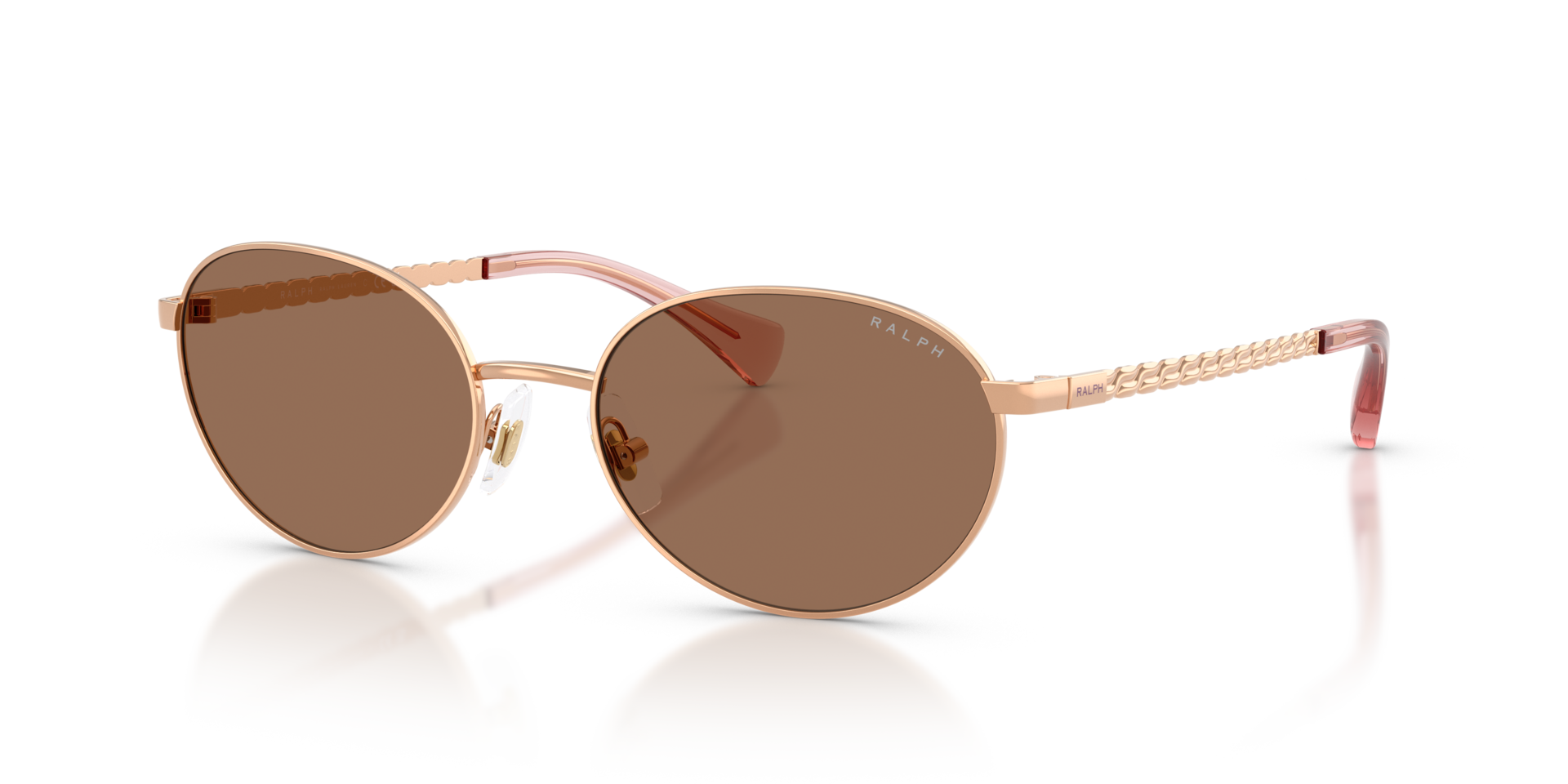 RA4148 Roségoud MetaalSunglass Frames van B24, Hoekweergave