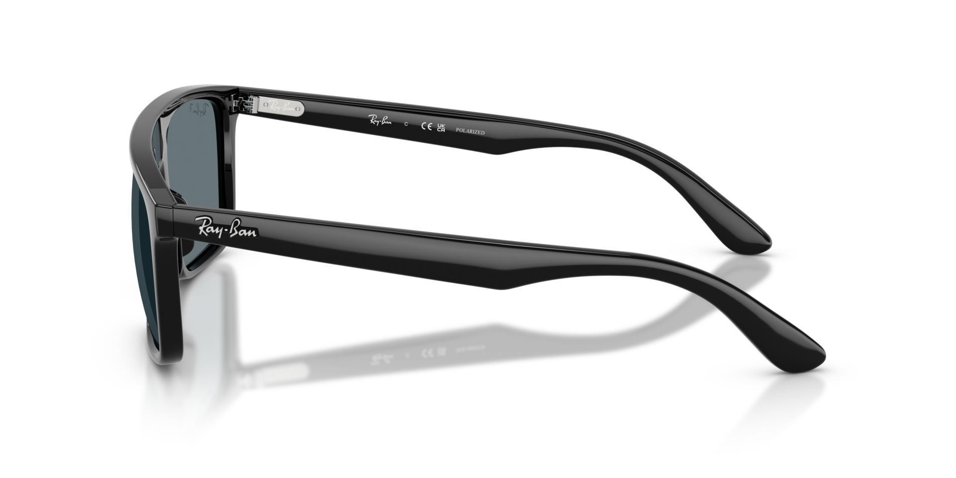 RB2222 Zwart KunststofSunglass Frames van B24, Zijaanzicht