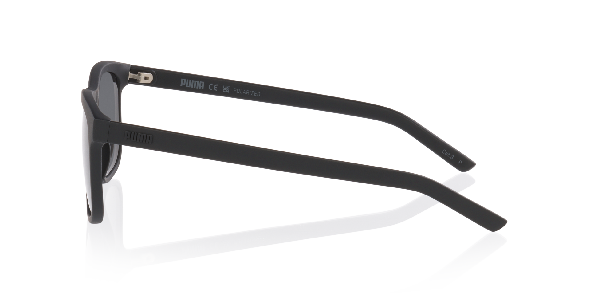 PU0515S Schwarz KunststoffSunglass Frames von B24, Seitenansicht