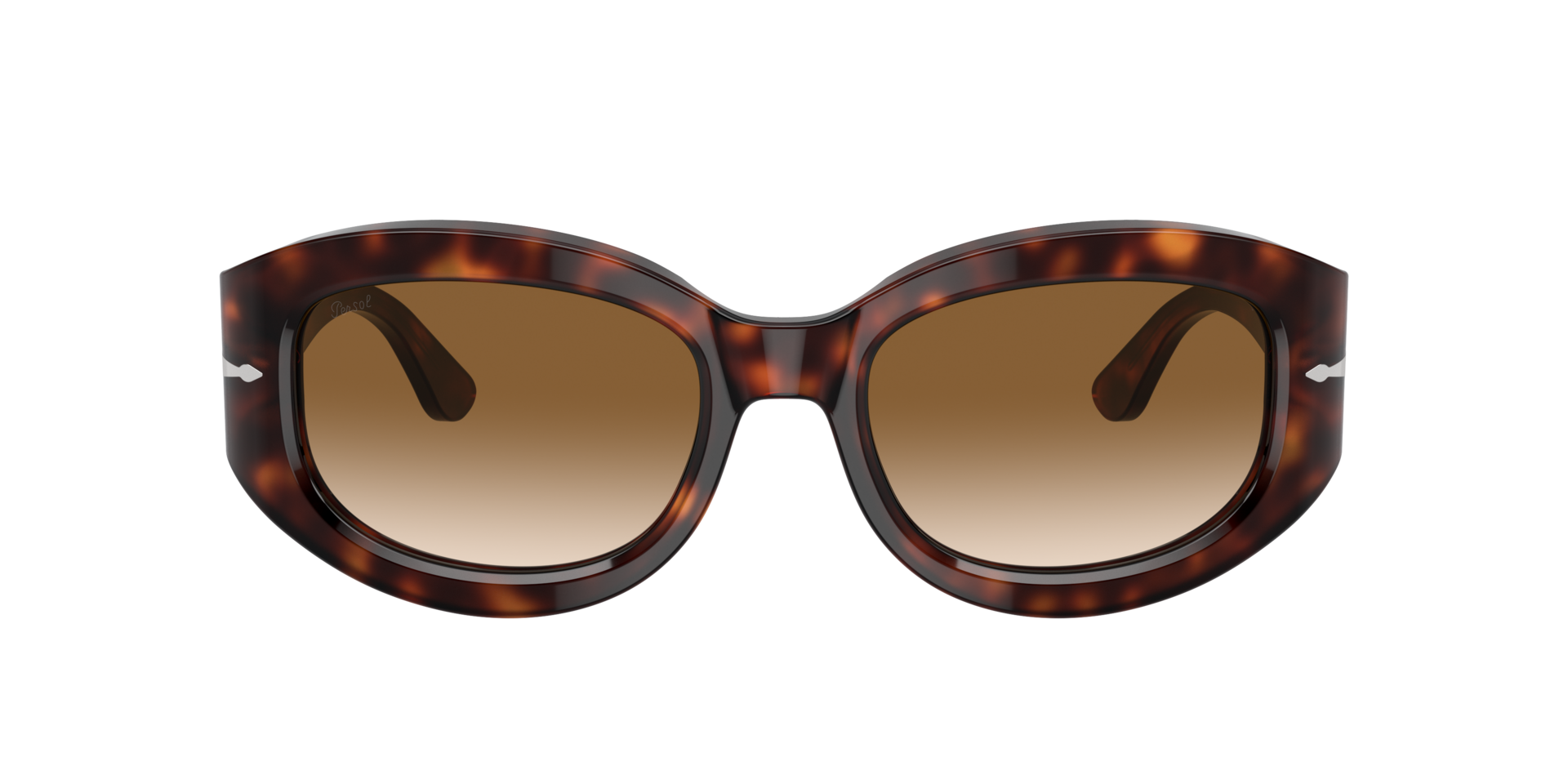 PO3335S Havana AcetaatSunglass Frames van B24, met getinte lenzen