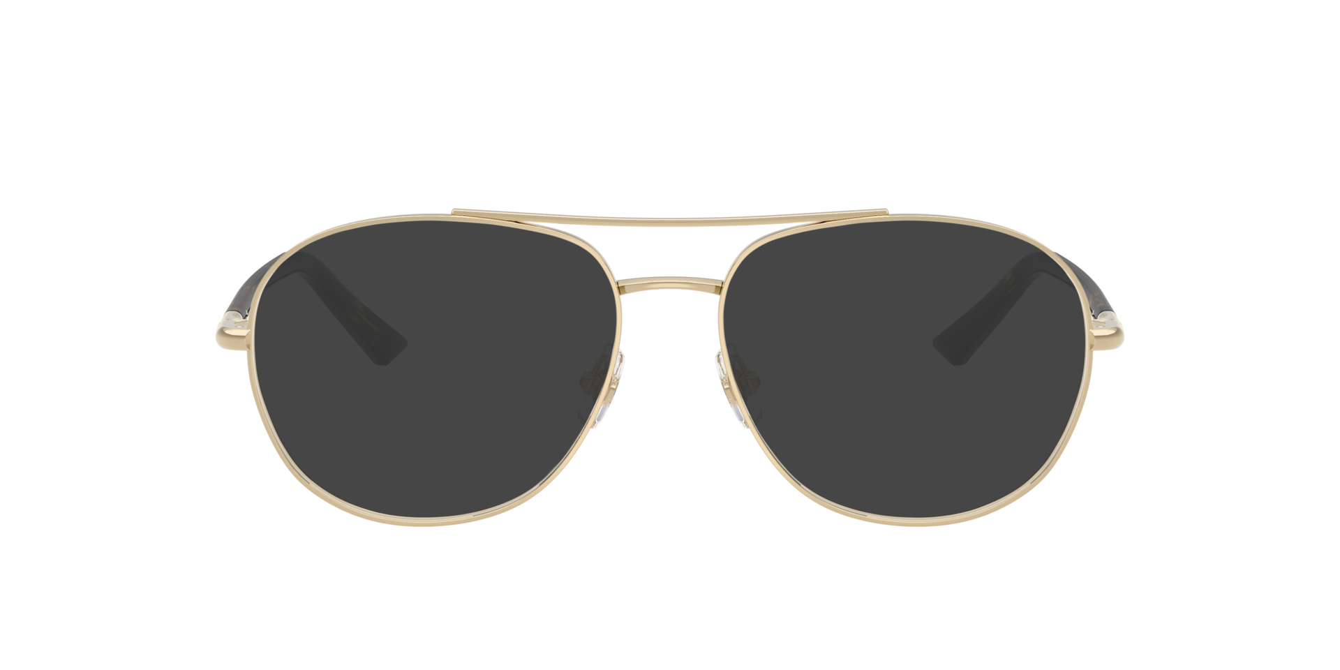 JC2021 Hellgold MetallEyeglass Frames von B24, mit getönten Gläsern