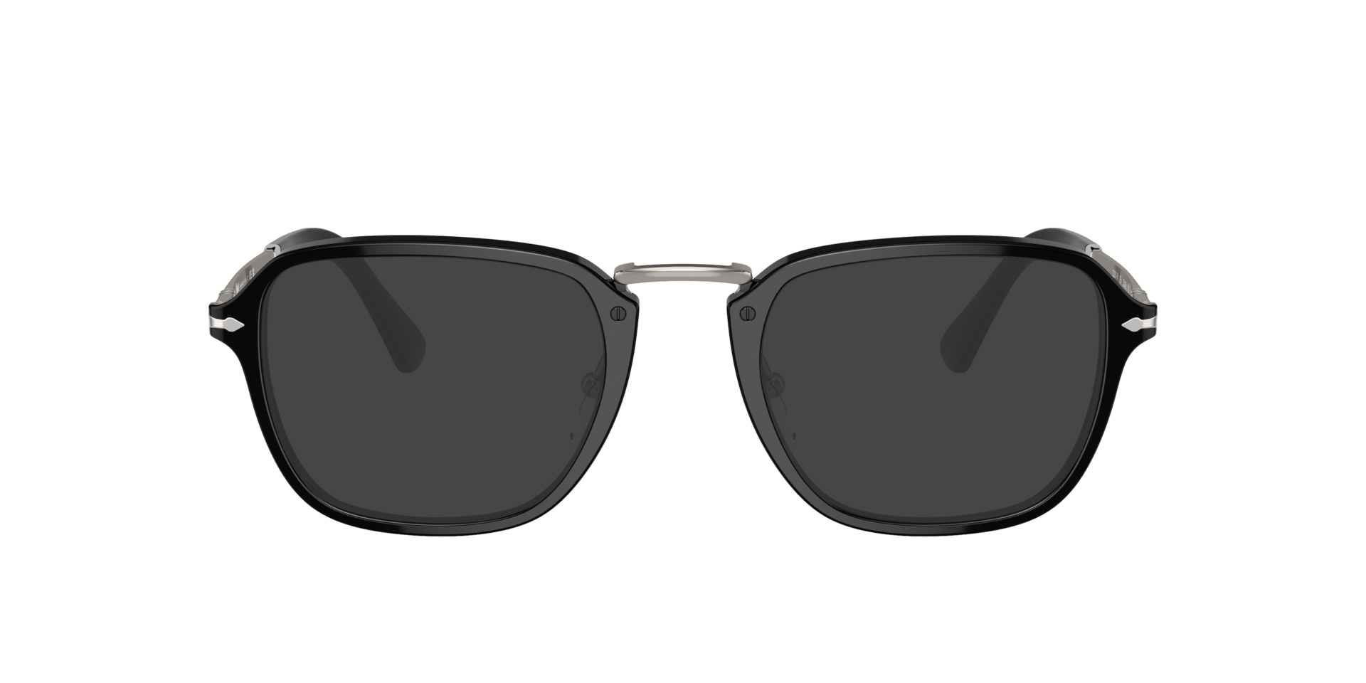 PO3331V Zwart AcetaatEyeglass Frames van B24, met getinte lenzen