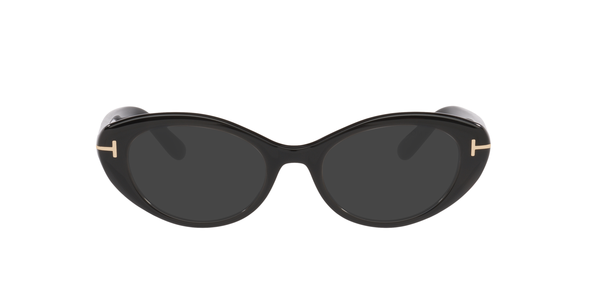 FT6092-B Zwart glanzend AcetaatEyeglass Frames van B24, met getinte lenzen