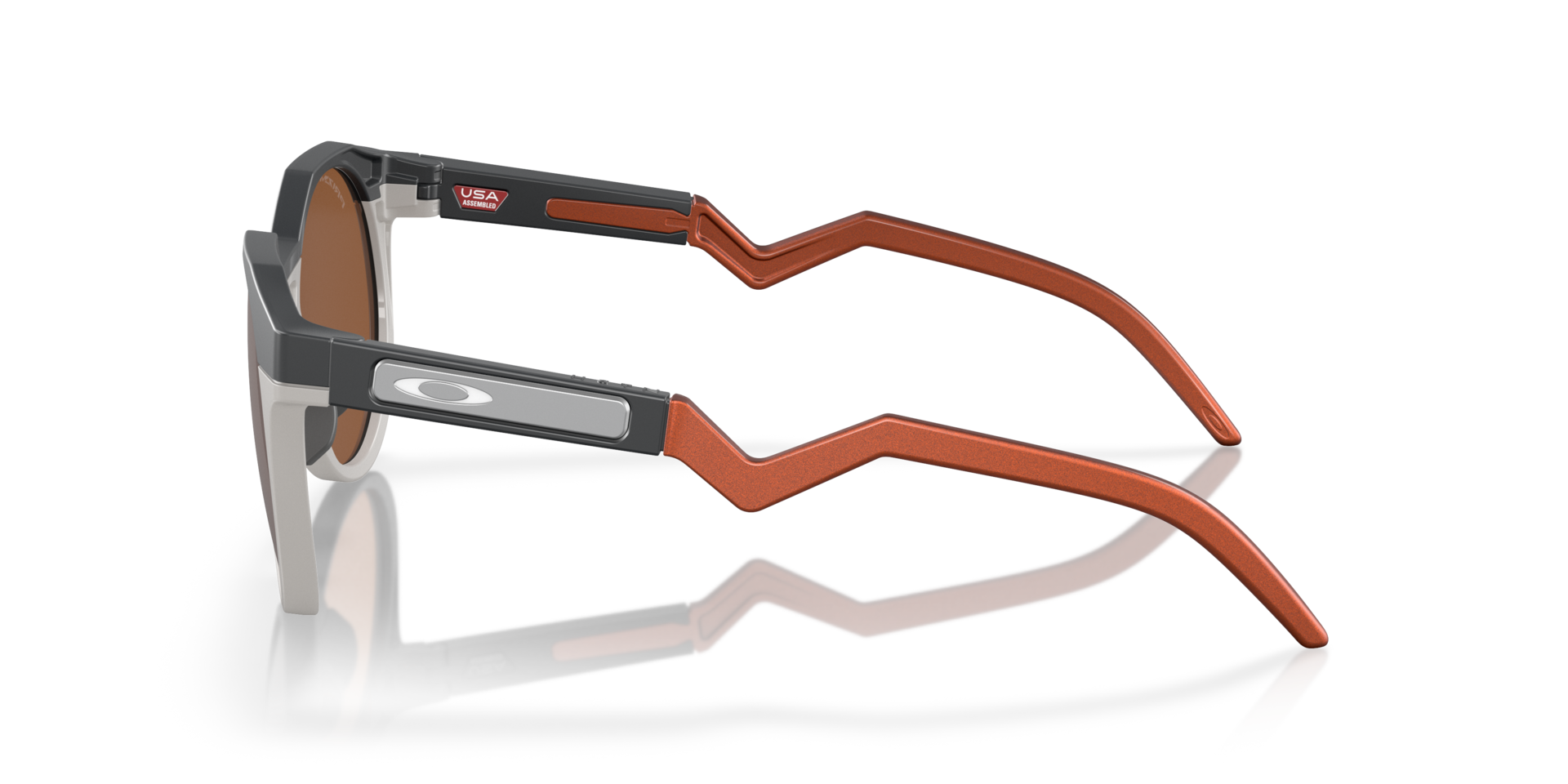 HSTN Matt Carbon KunststoffEyeglass Frames von B24, Seitenansicht