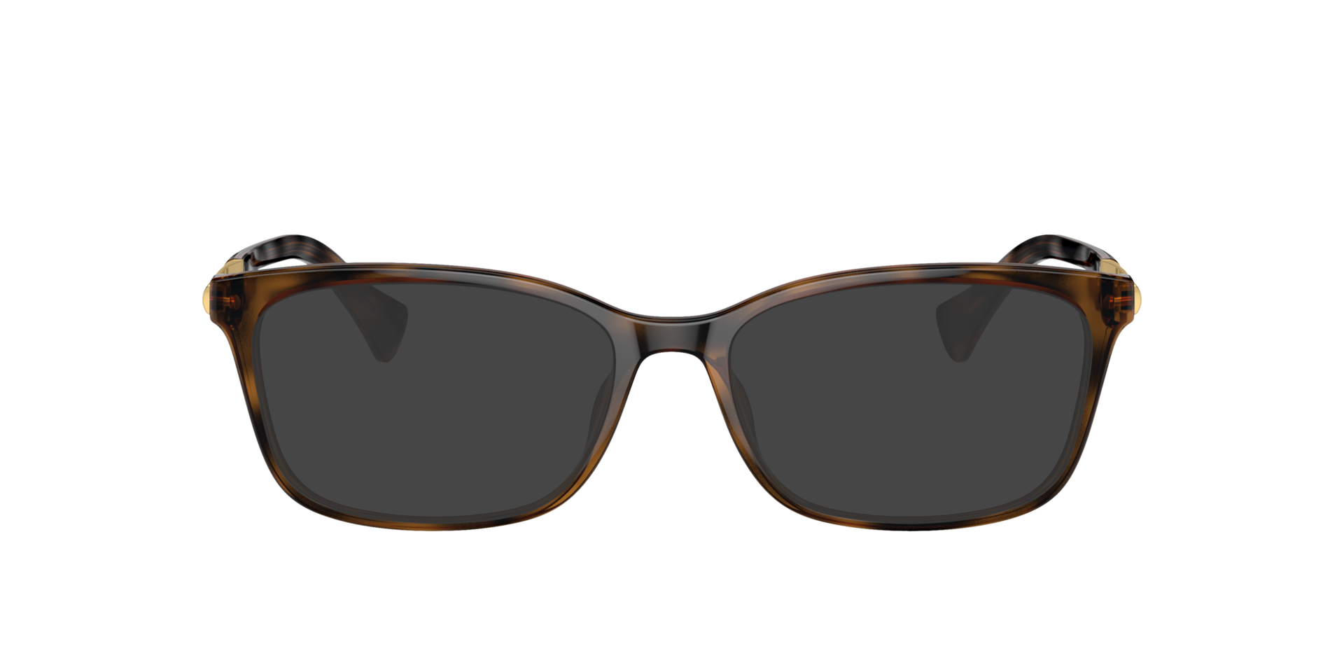 RA7160U Glänzendes Dunkelhavana KunststoffEyeglass Frames von B24, mit getönten Gläsern