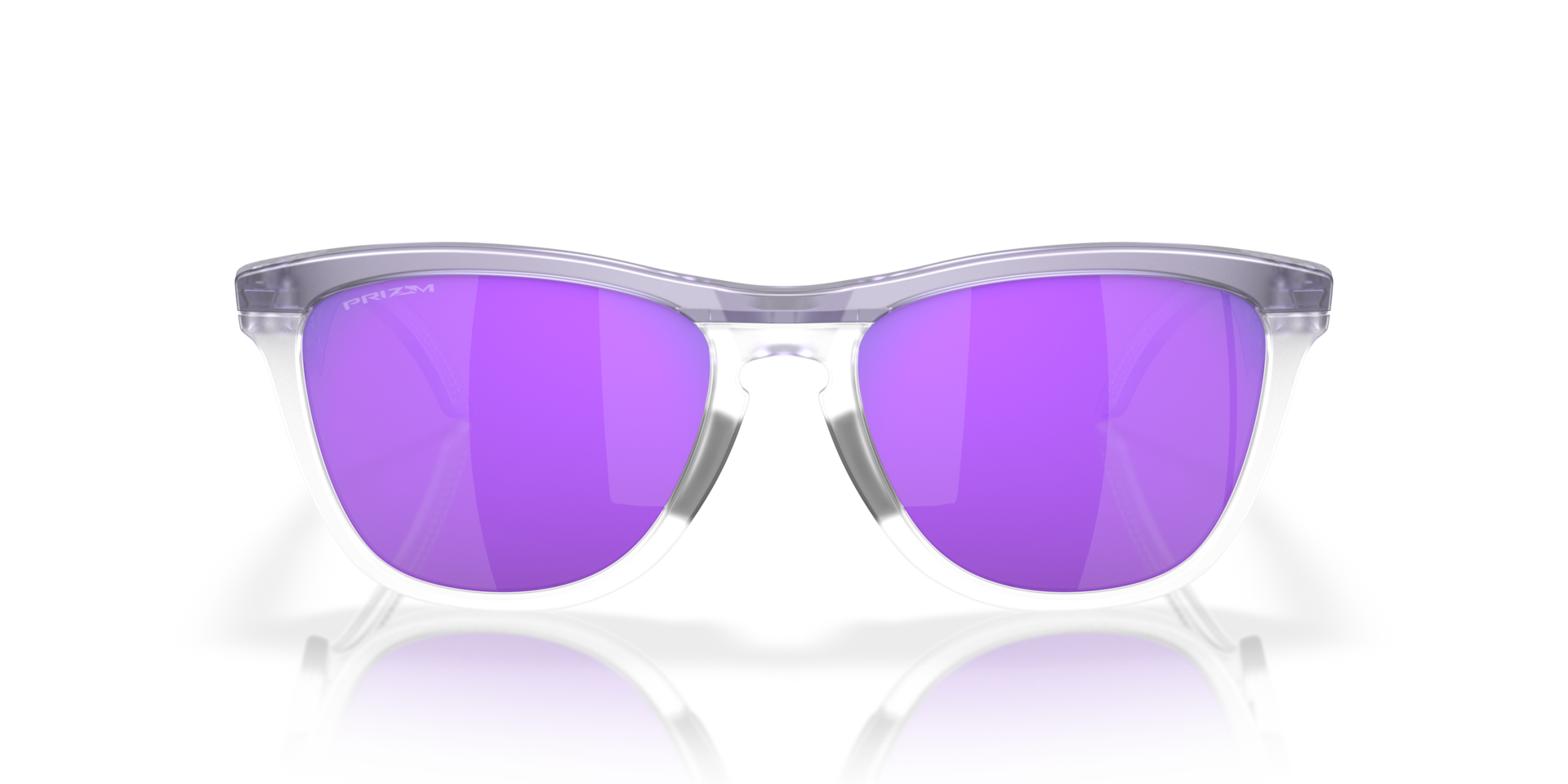 Frogskins™ Hybrid Mat lila & Prizm helder KunststofSunglass Frames van B24, Vooraanzicht