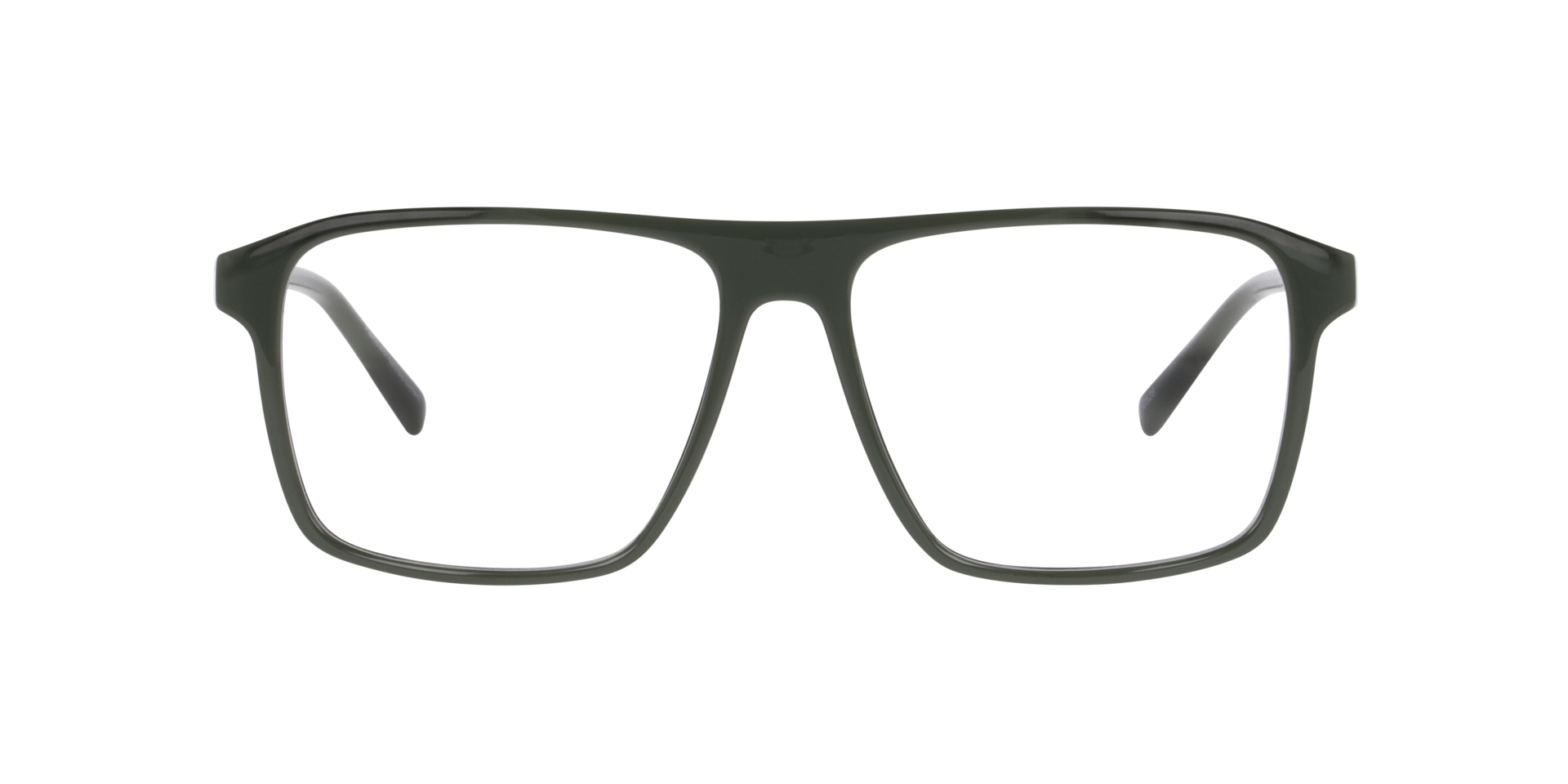 Amsterdam Khaki KunststoffEyeglass Frames von B24, Vorderansicht