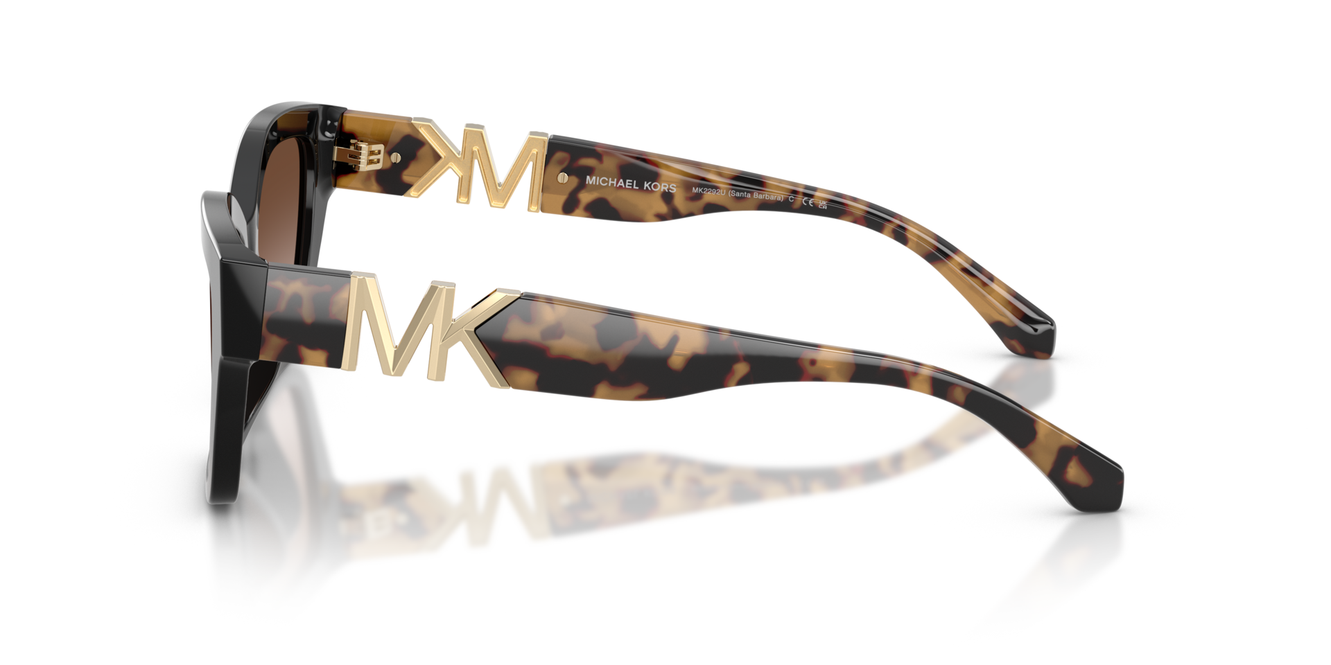 MK2292U Schwarz AcetatSunglass Frames von B24, Seitenansicht