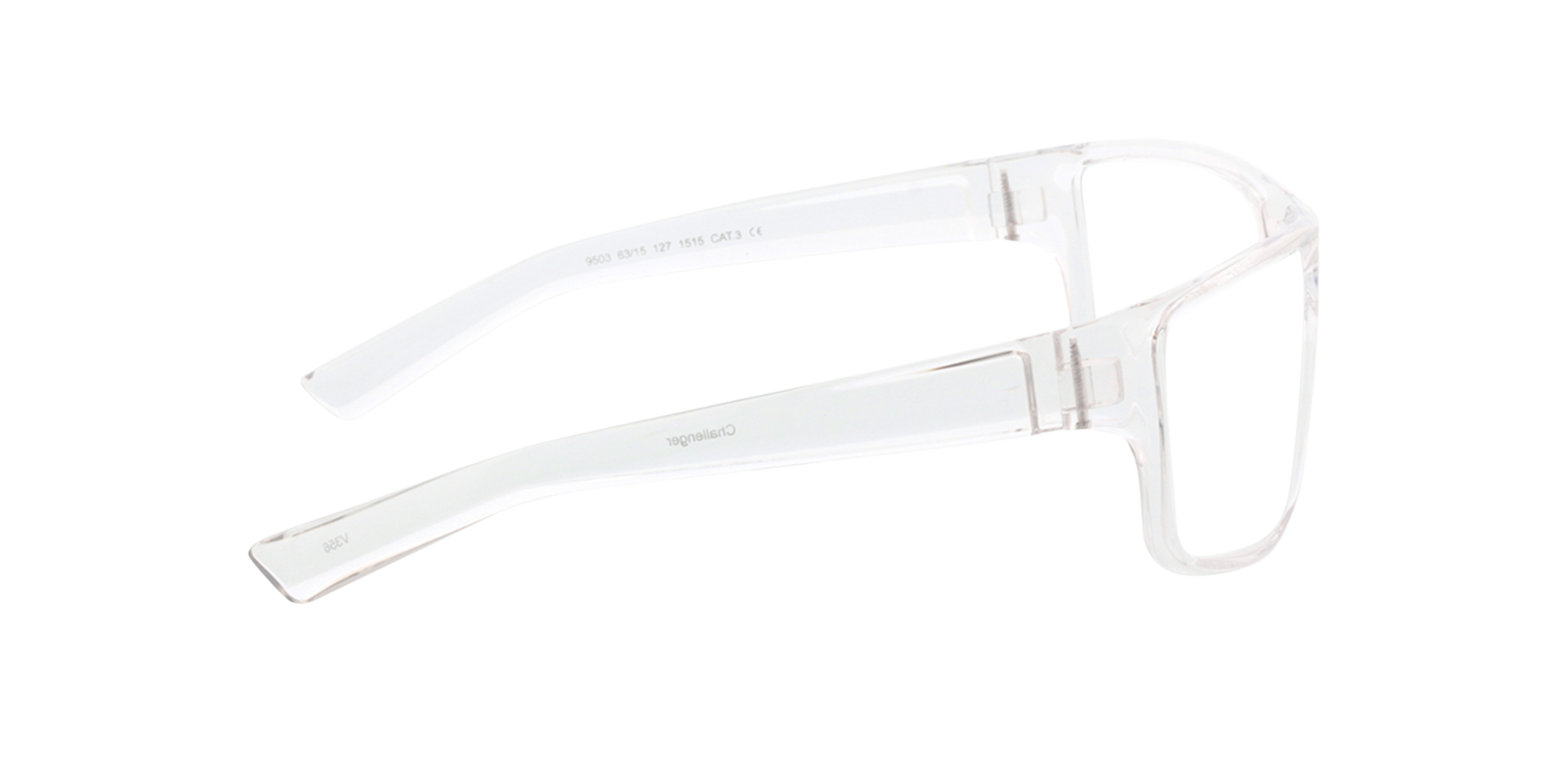 Challenger Kristall KunststoffEyeglass Frames von B24, Seitenansicht