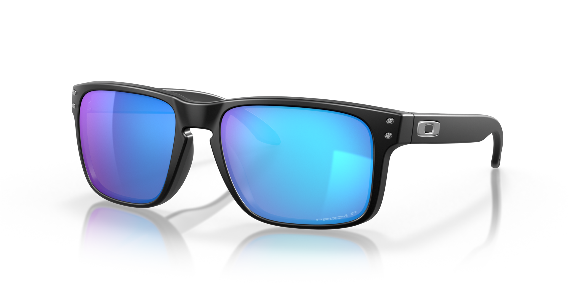 Holbrook™ Matt Schwarz KunststoffSunglass Frames von B24, Dreiviertelansicht