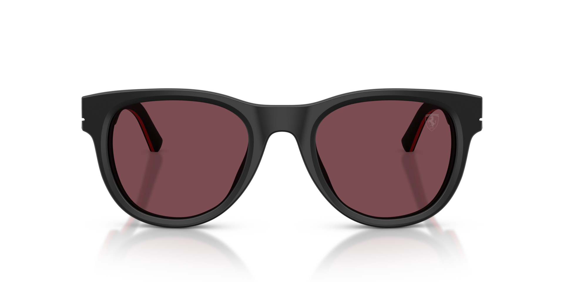 FZ6034U Matt Schwarz AcetatSunglass Frames von B24, Vorderansicht