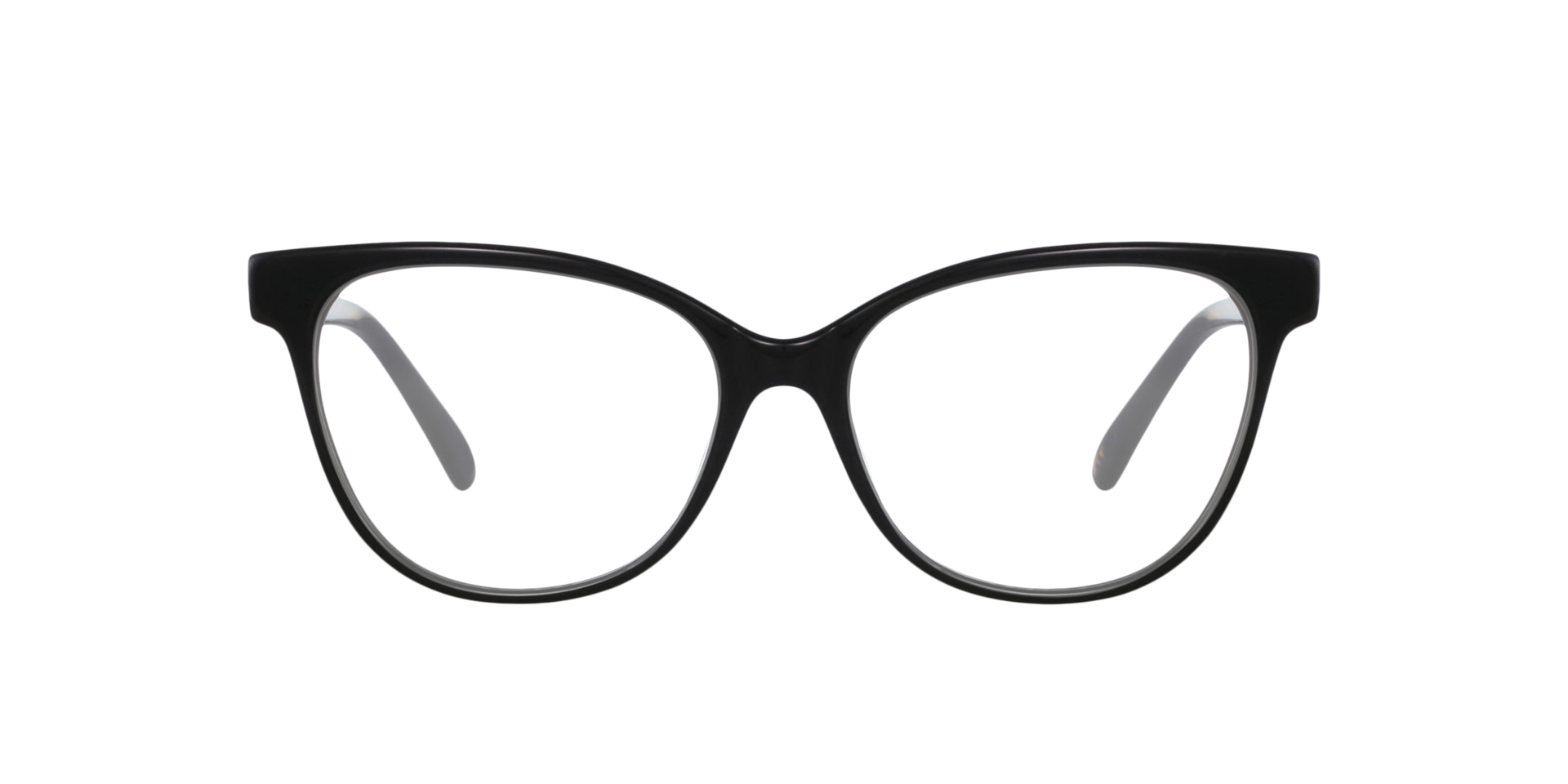 Florence CT Jet Black AcetaatEyeglass Frames van B24, Vooraanzicht
