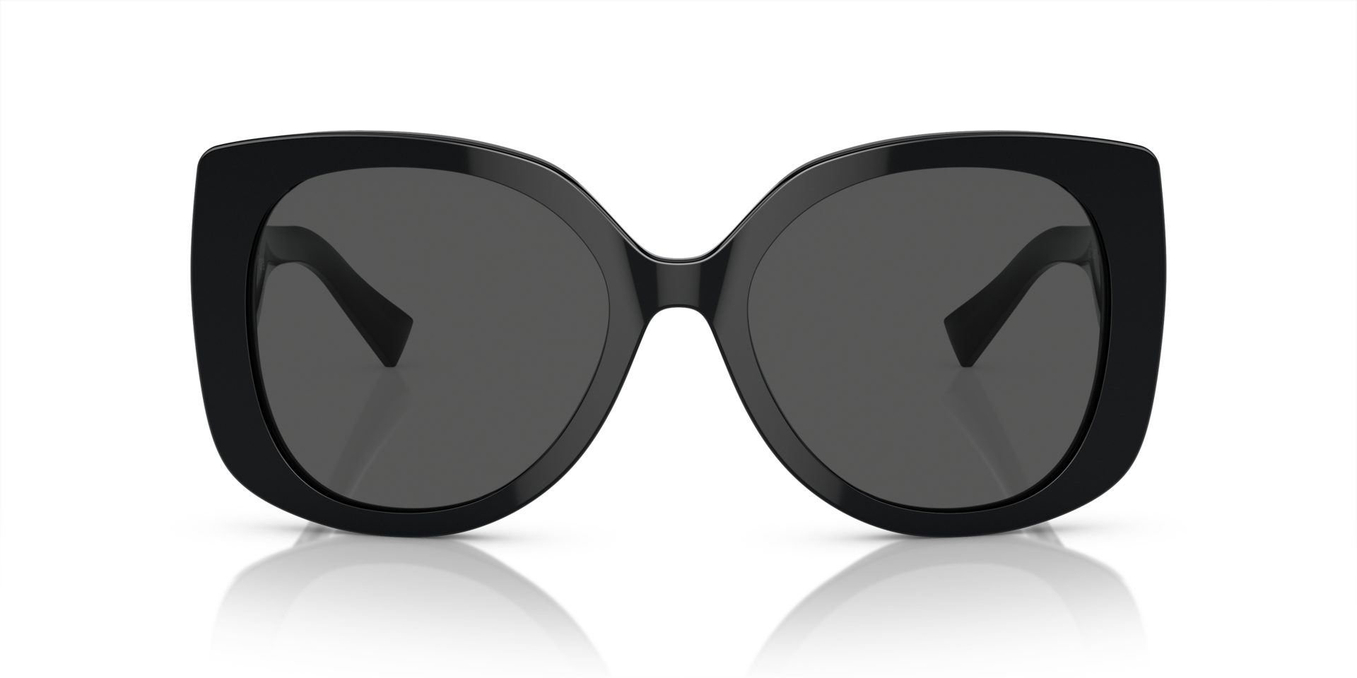VE4387 Schwarz AcetatSunglass Frames von B24, Vorderansicht