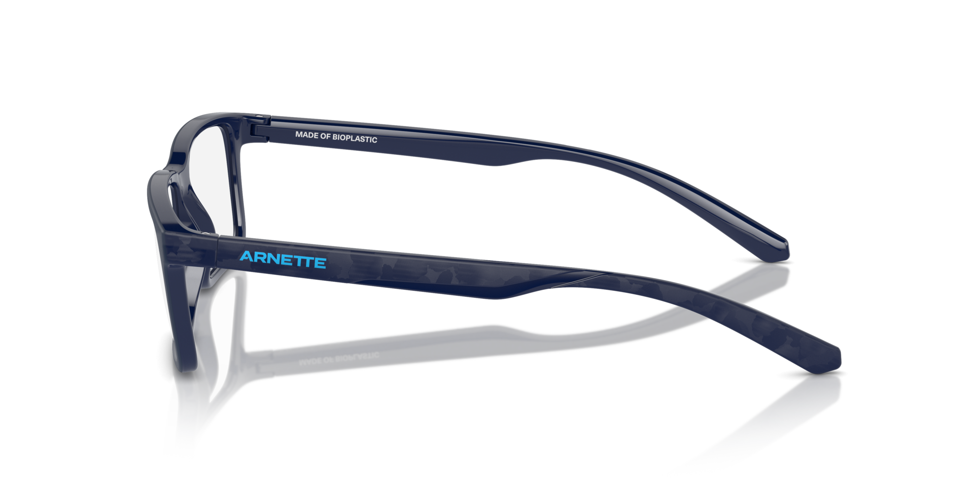AN7253 Donkerblauw KunststofEyeglass Frames van B24, Zijaanzicht