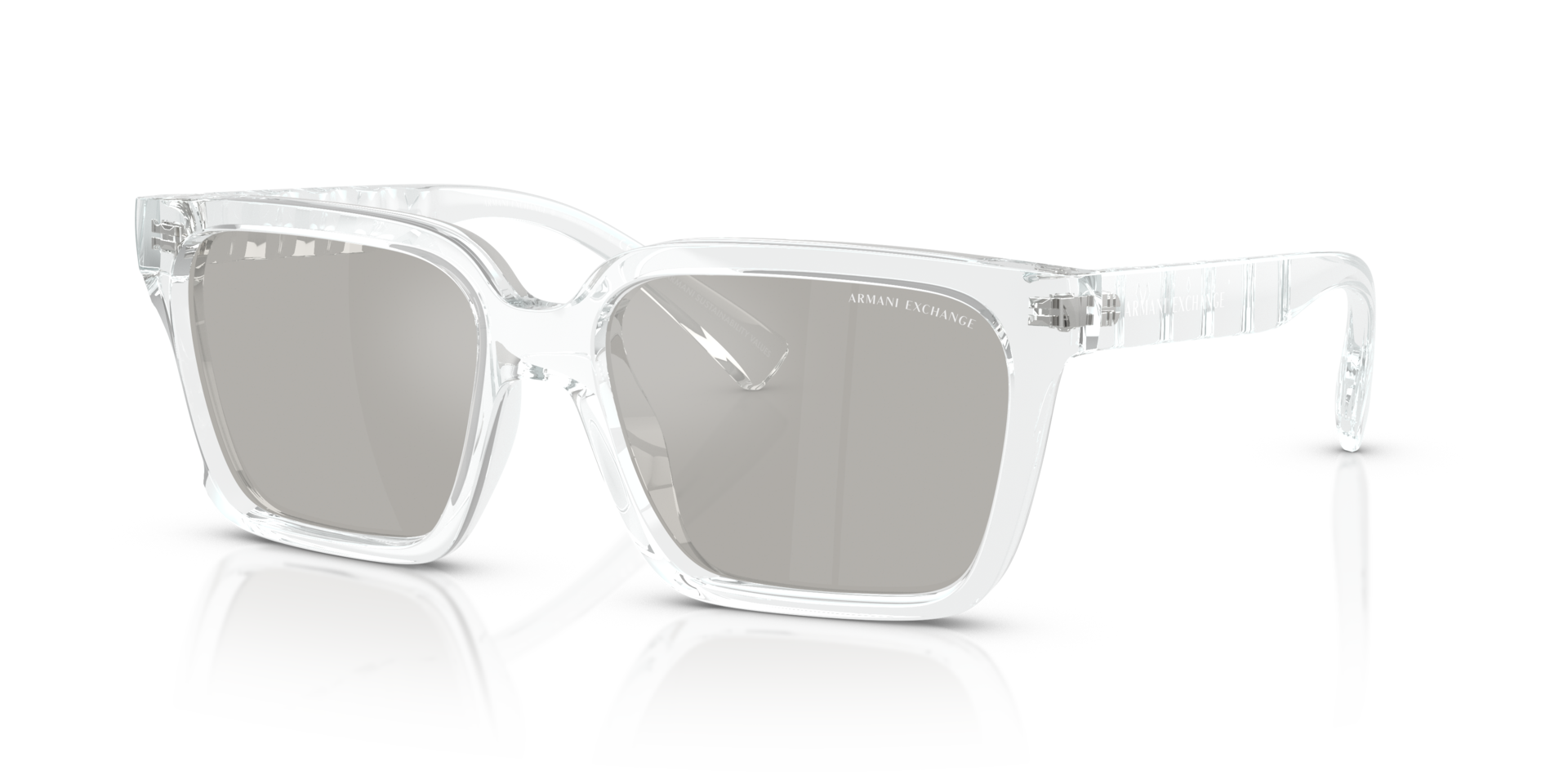 AX4147S Glanzend Kristal KunststofSunglass Frames van B24, Hoekweergave