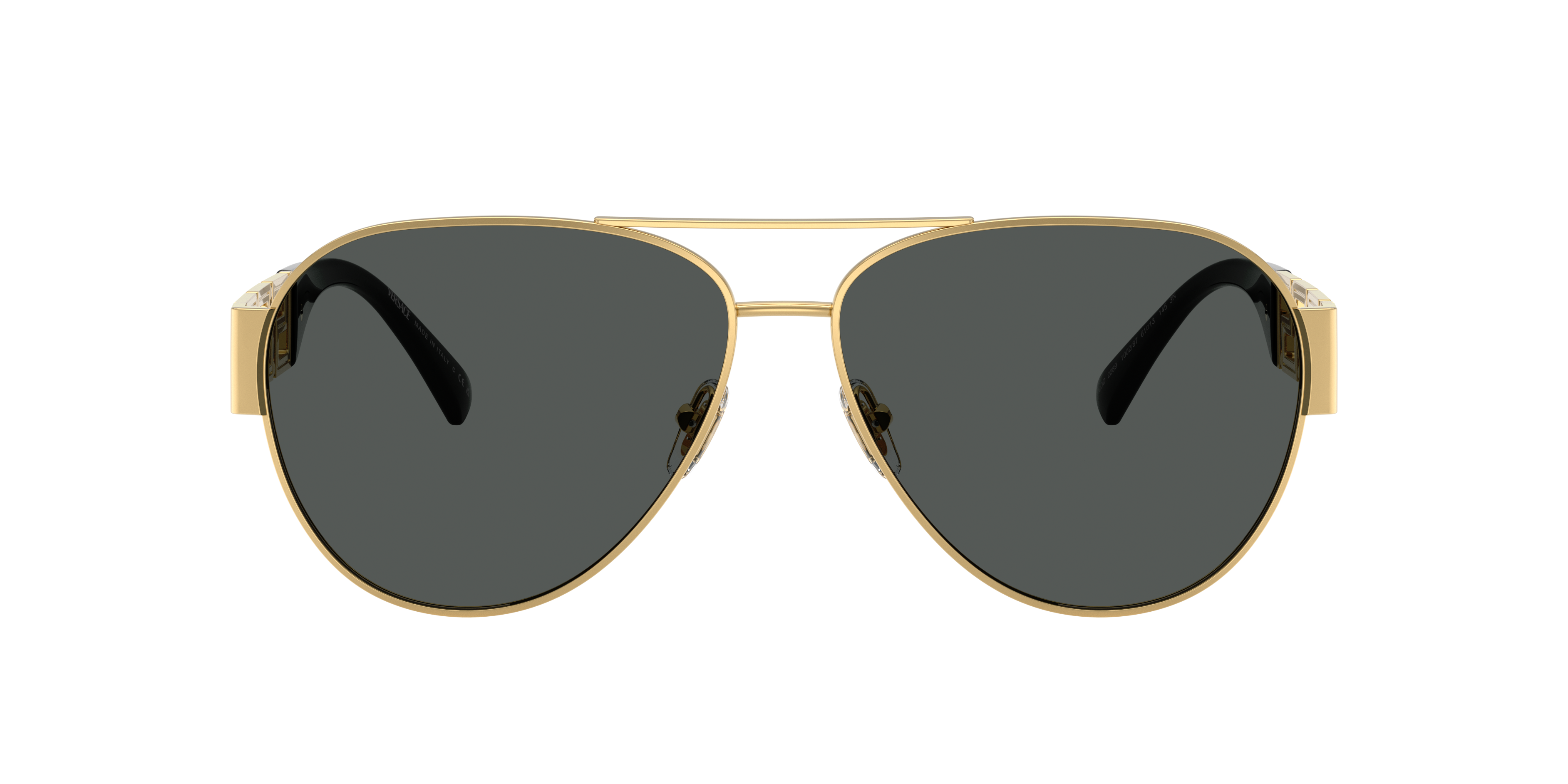 Versace Herren Dunkelgrau Mann Sunglass Ve2289 - Rahmenfarbe: Gold, Linsenfarbe: - Bild 8