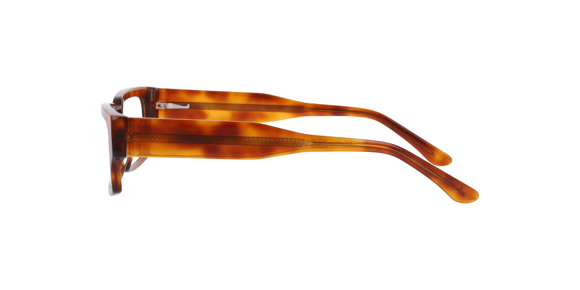 Kingston Honing Havana AcetaatEyeglass Frames van B24, Zijaanzicht