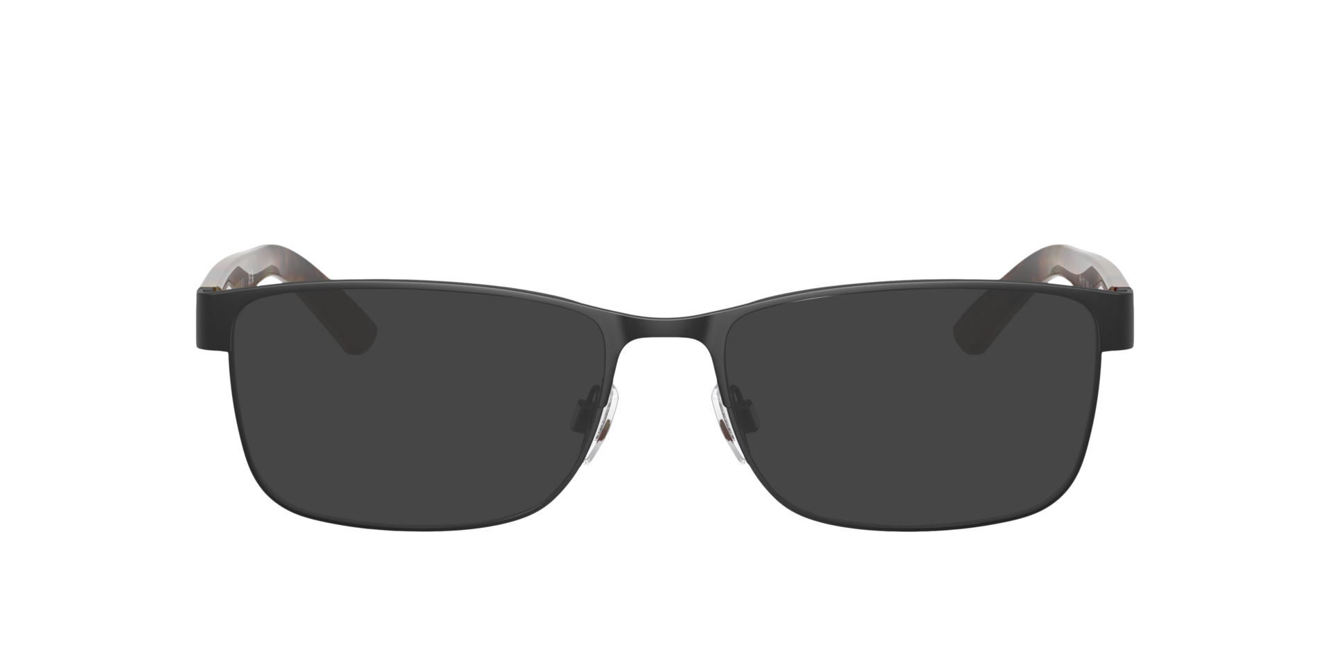PH1157 Matt Schwarz MetallEyeglass Frames von B24, mit getönten Gläsern