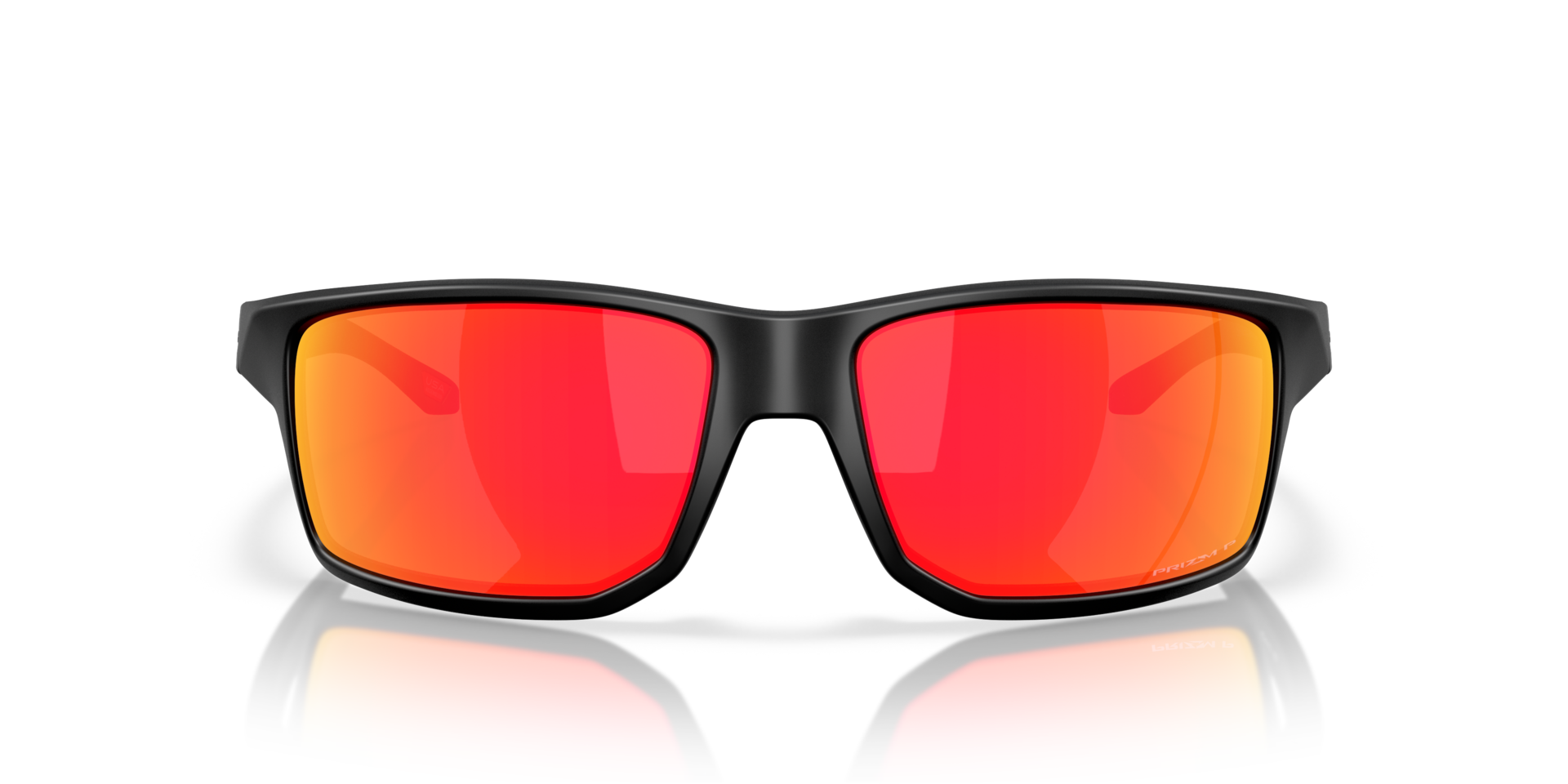 Gibston XL Matt Schwarz KunststoffSunglass Frames von B24, Vorderansicht