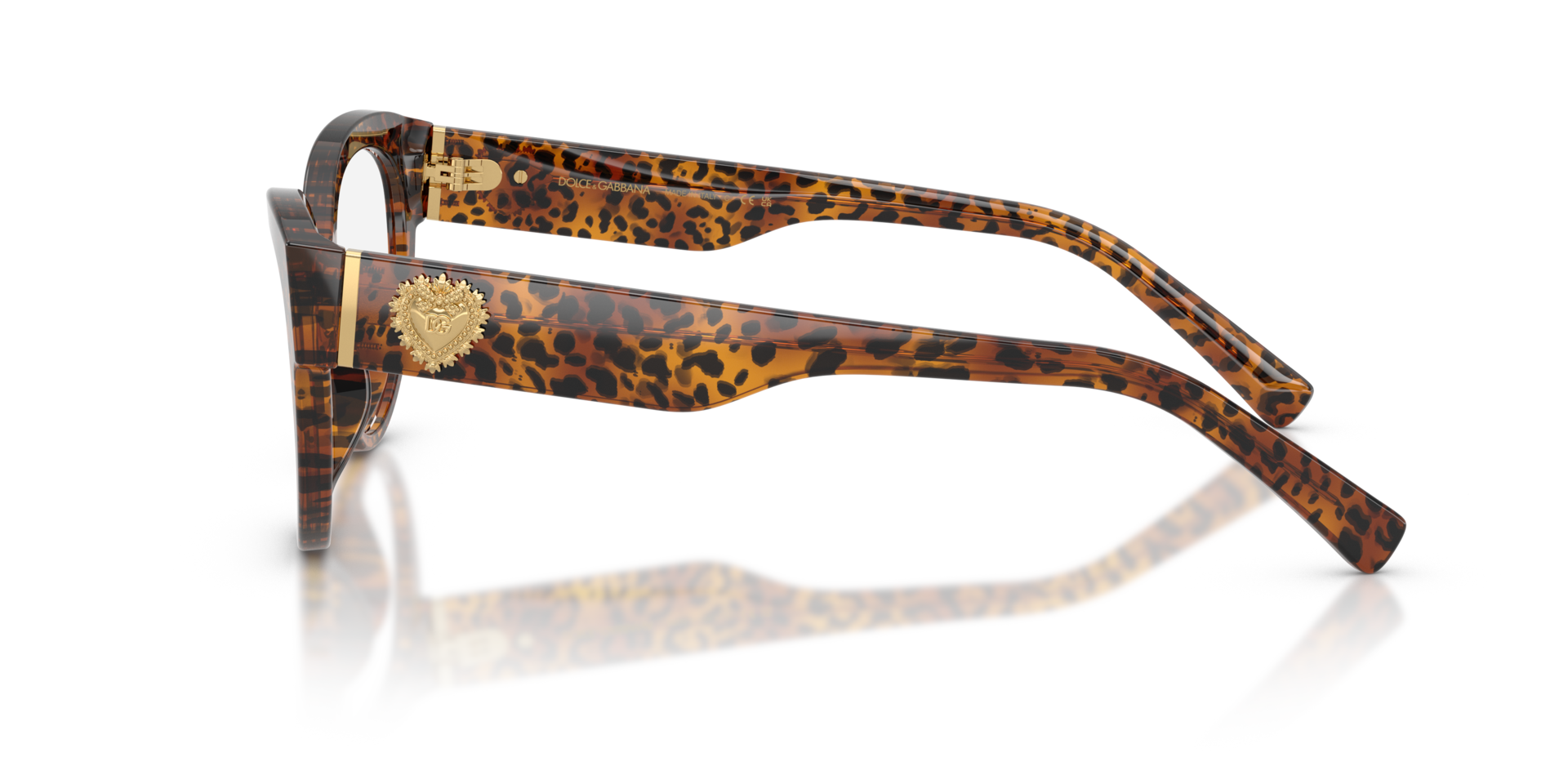 DG3440 Leo Transparent AcetaatEyeglass Frames van B24, Zijaanzicht