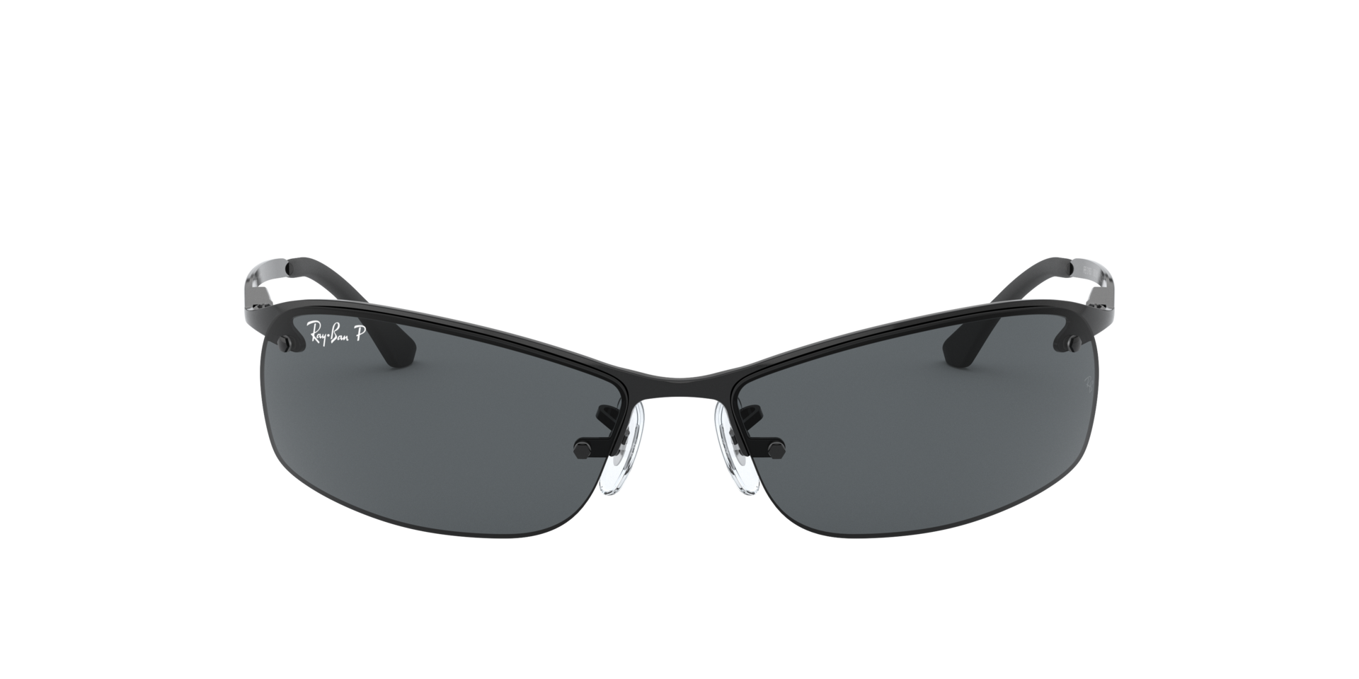 RB3183 Zwart MetaalSunglass Frames van B24, Vooraanzicht