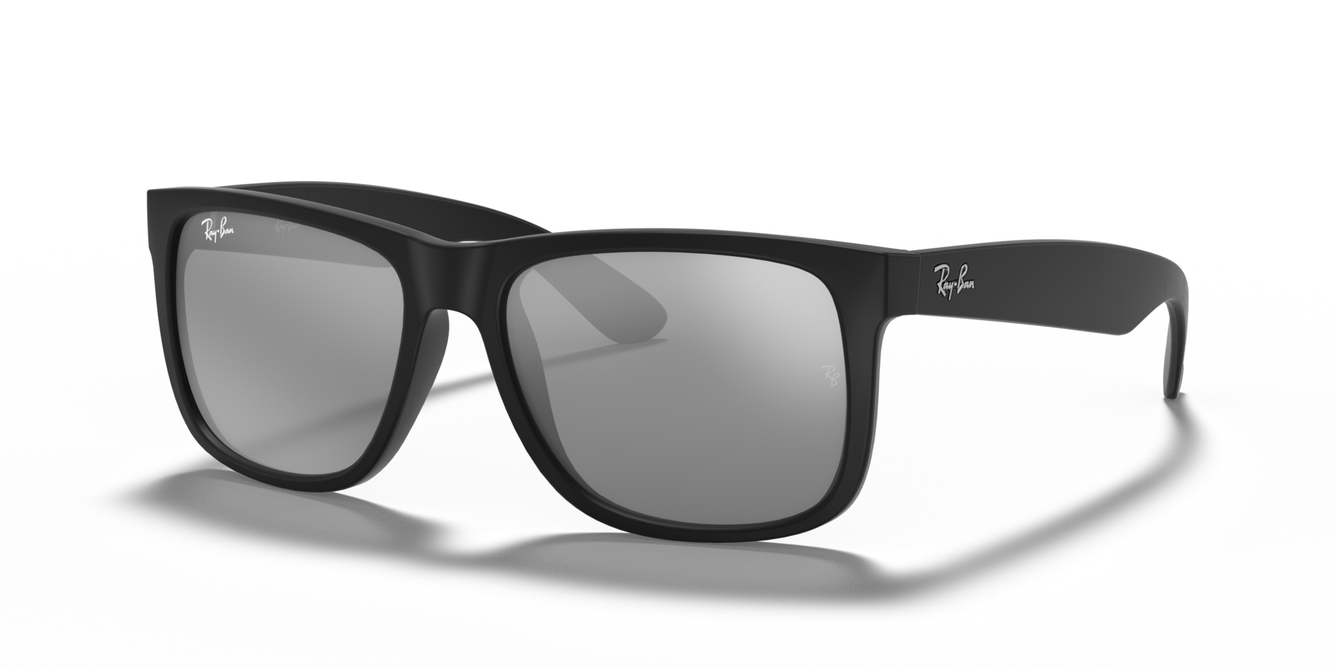 RB4165 Rubber Black KunststoffSunglass Frames von B24, Dreiviertelansicht