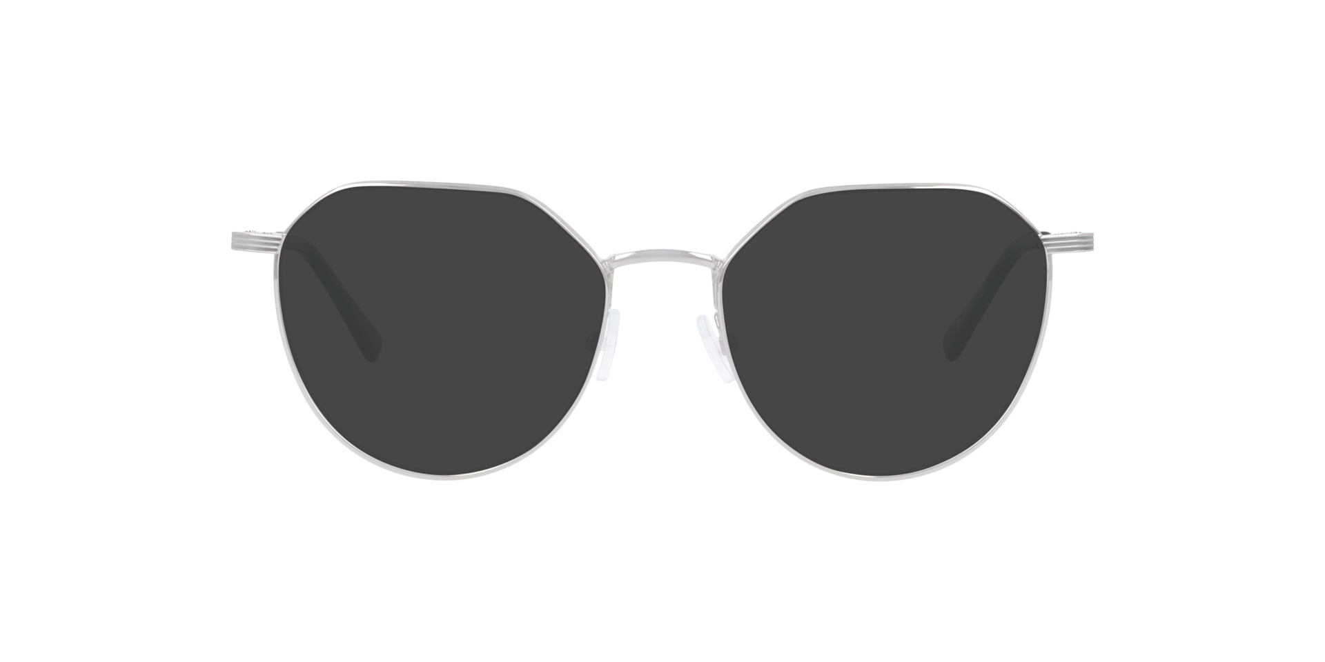 Stevie Zilver MetaalEyeglass Frames van B24, met getinte lenzen