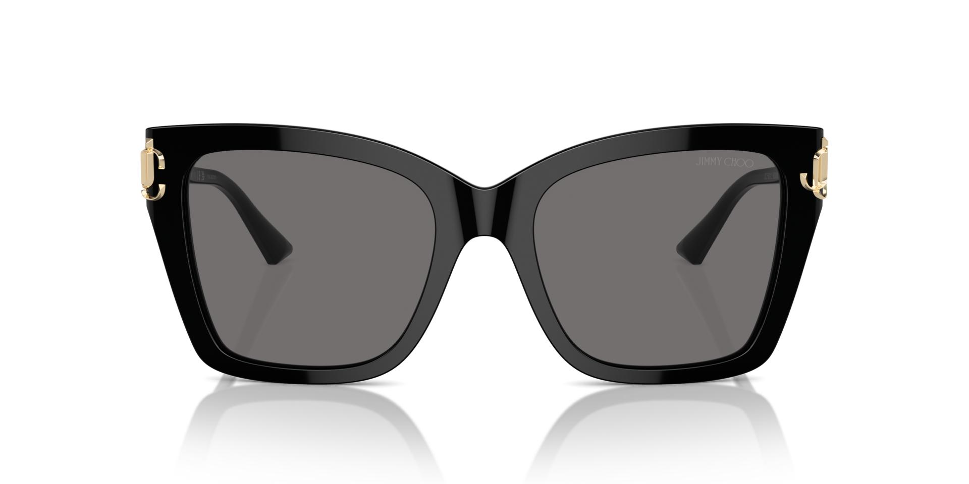 JC5012 Schwarz AcetatSunglass Frames von B24, Vorderansicht