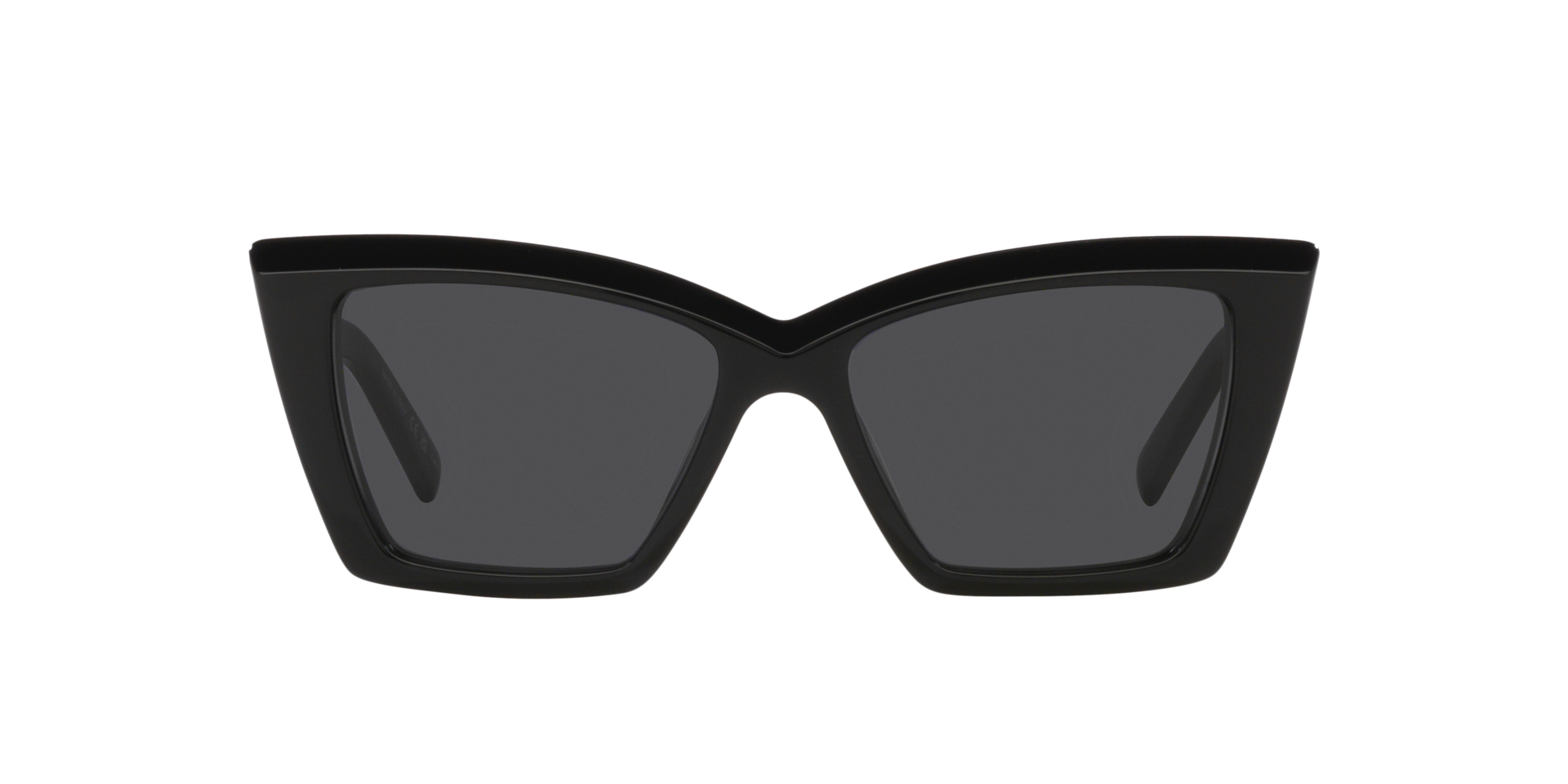 SL 657 Schwarz AcetatSunglass Frames von B24, Vorderansicht