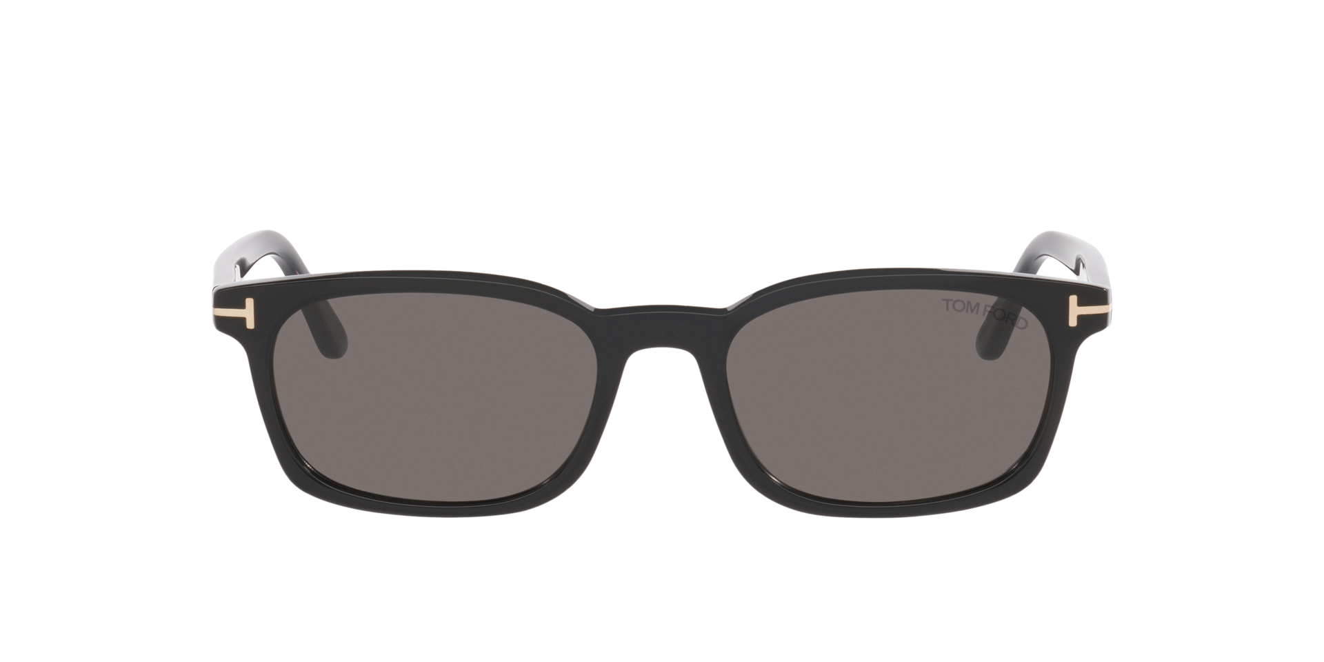 Miles-02 Zwart glanzend AcetaatSunglass Frames van B24, met getinte lenzen