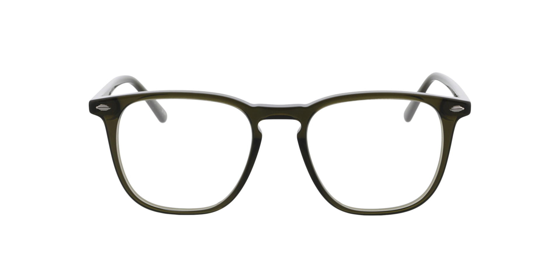 Noah Crystal Khaki AcetatEyeglass Frames von B24, Vorderansicht