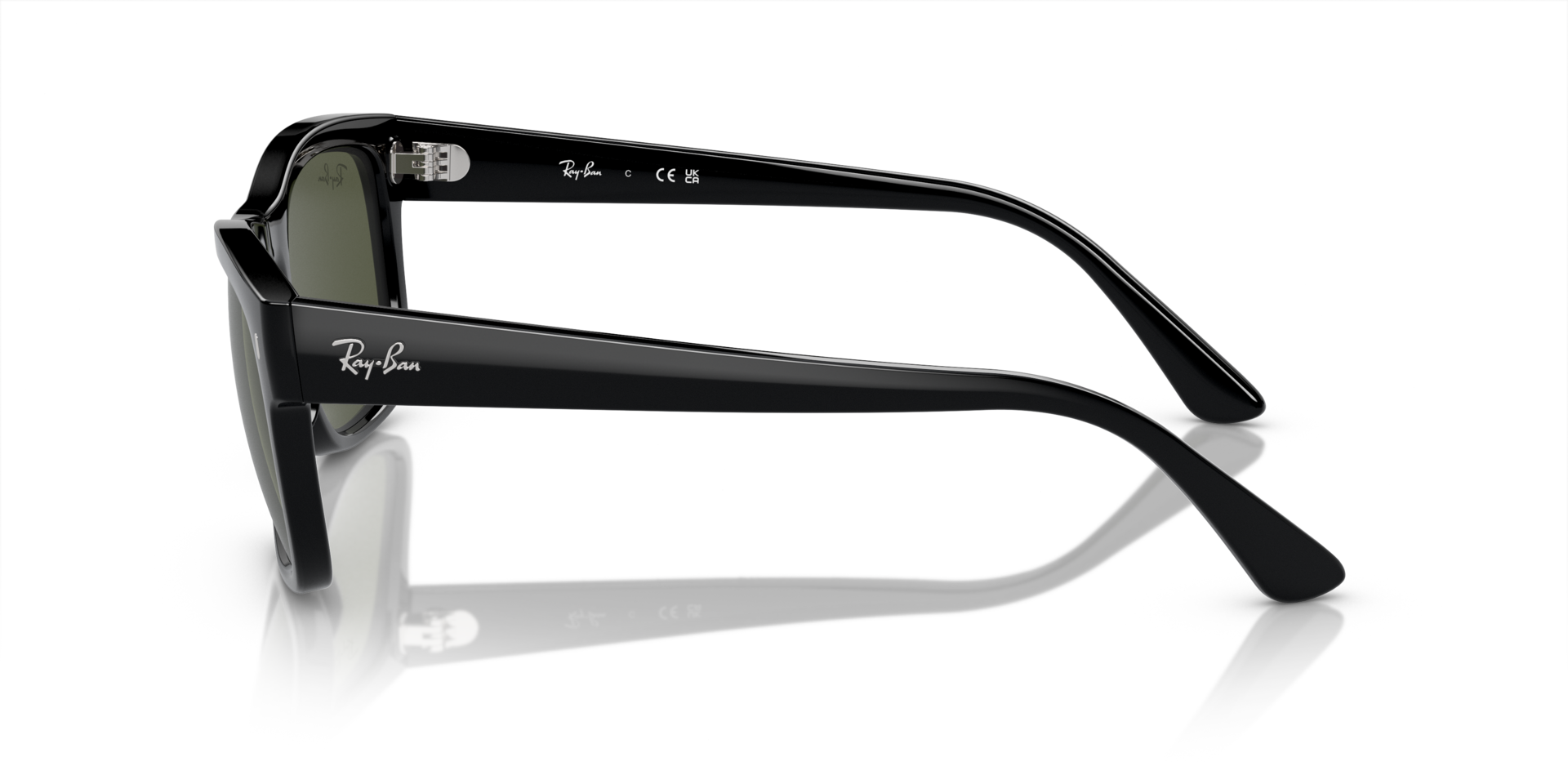RB4428 Schwarz KunststoffSunglass Frames von B24, Seitenansicht