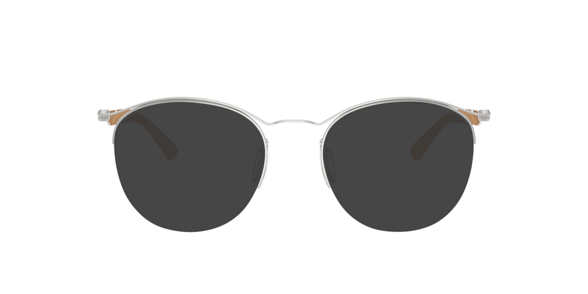 RB7553 Zilver MetaalEyeglass Frames van B24, met getinte lenzen