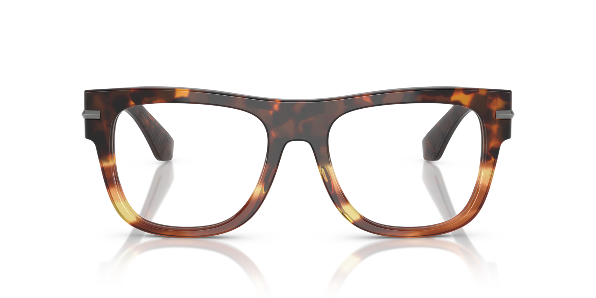 DG3407 Havana Warm Brown AcetaatEyeglass Frames van B24, Vooraanzicht