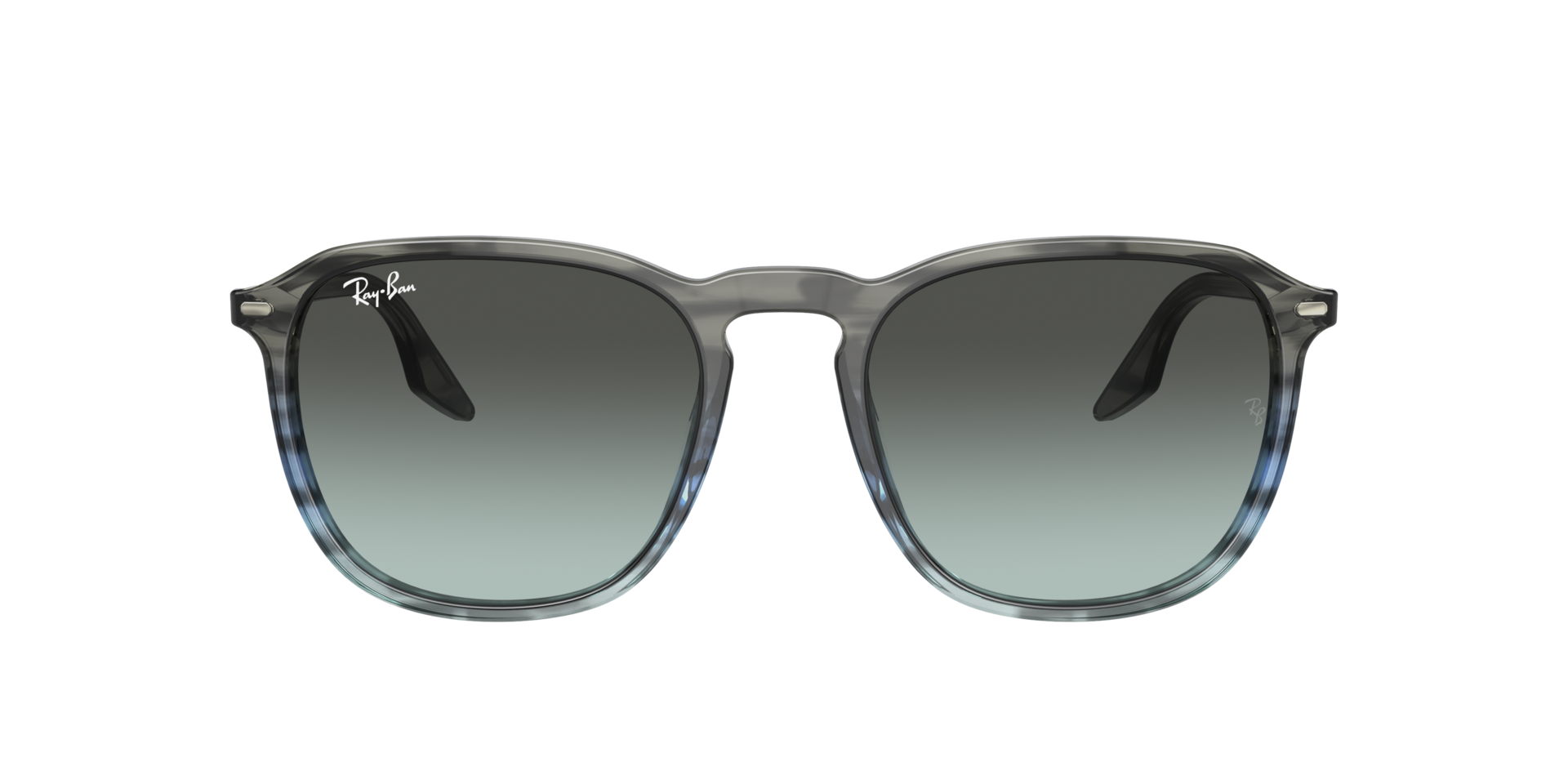 Grau gestreift & Blau RB2203 -  Acetate Sonnenbrillen