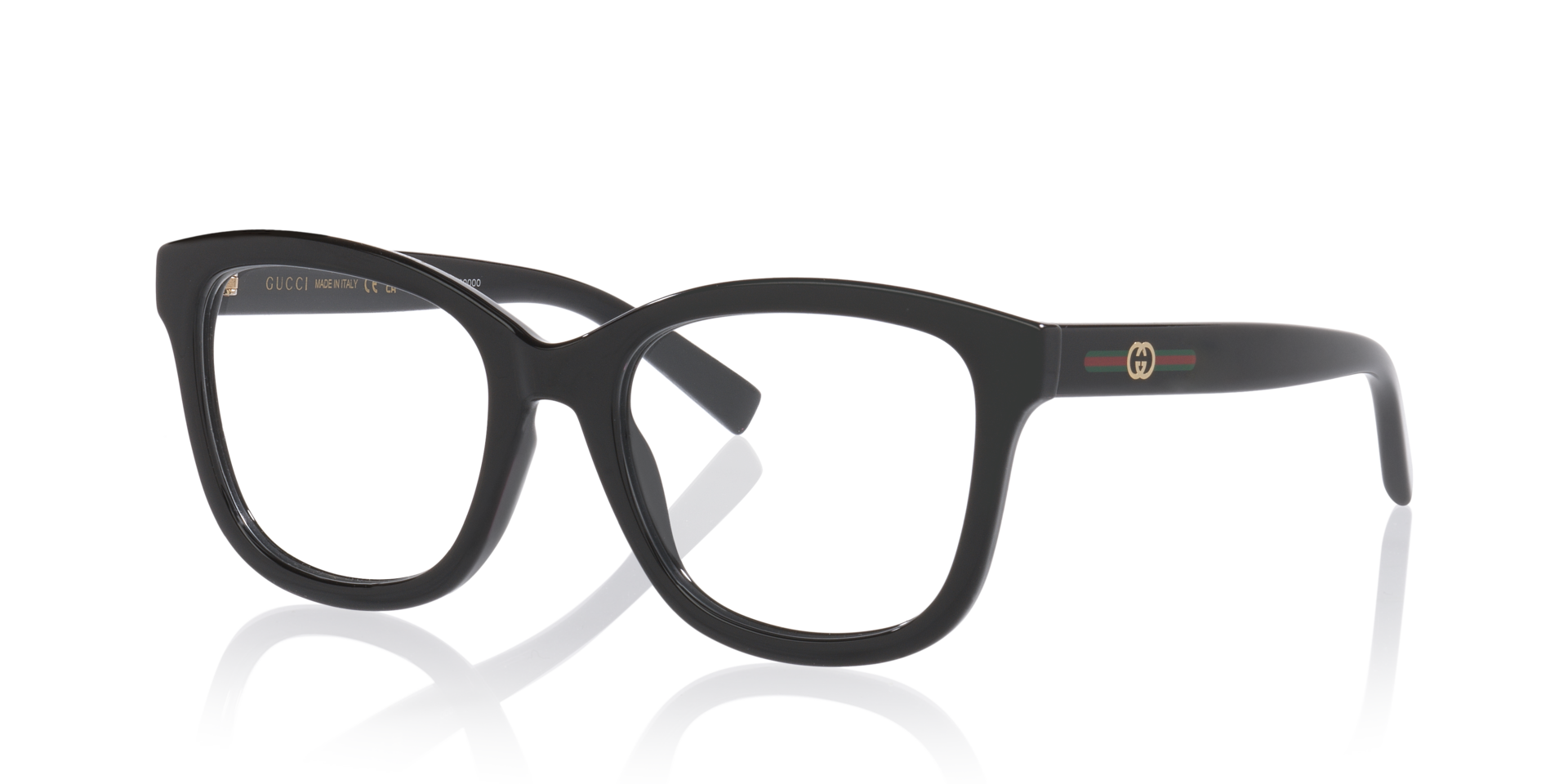 GG2104O Schwarz KunststoffEyeglass Frames von B24, Dreiviertelansicht