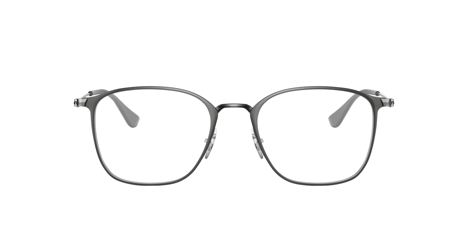 Grau auf Gunmetal RB6466 -  Metal Brillen