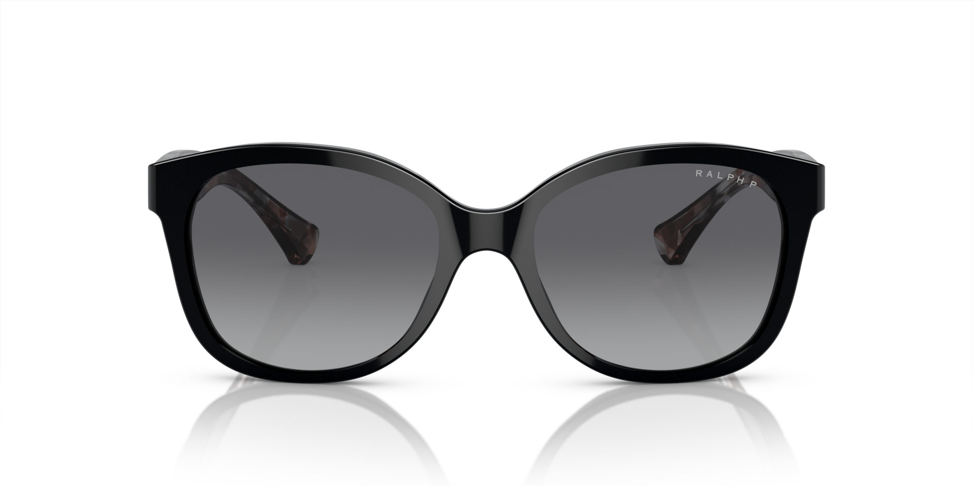 RA5191 Glanzend zwart AcetaatSunglass Frames van B24, Vooraanzicht