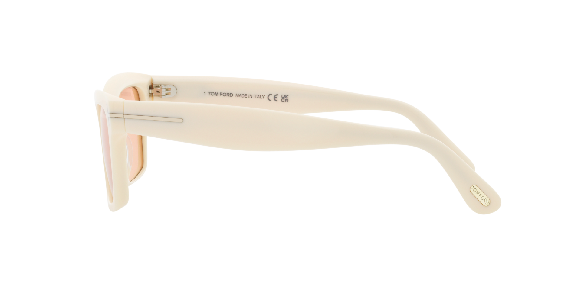 Mikel Ivory AcetatSunglass Frames von B24, Seitenansicht