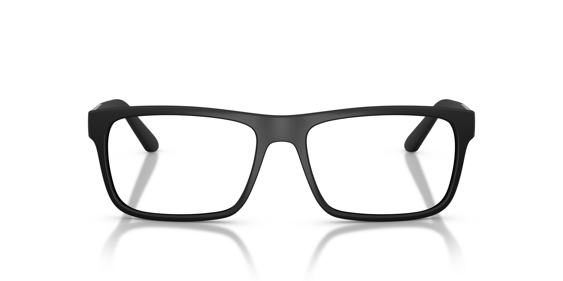 AR7042 Zwart rubber KunststofEyeglass Frames van B24, Vooraanzicht