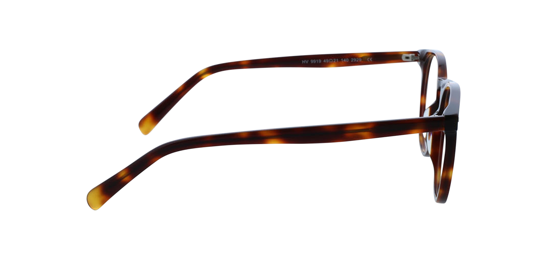 Fargo Bruin Havana AcetaatEyeglass Frames van B24, Zijaanzicht