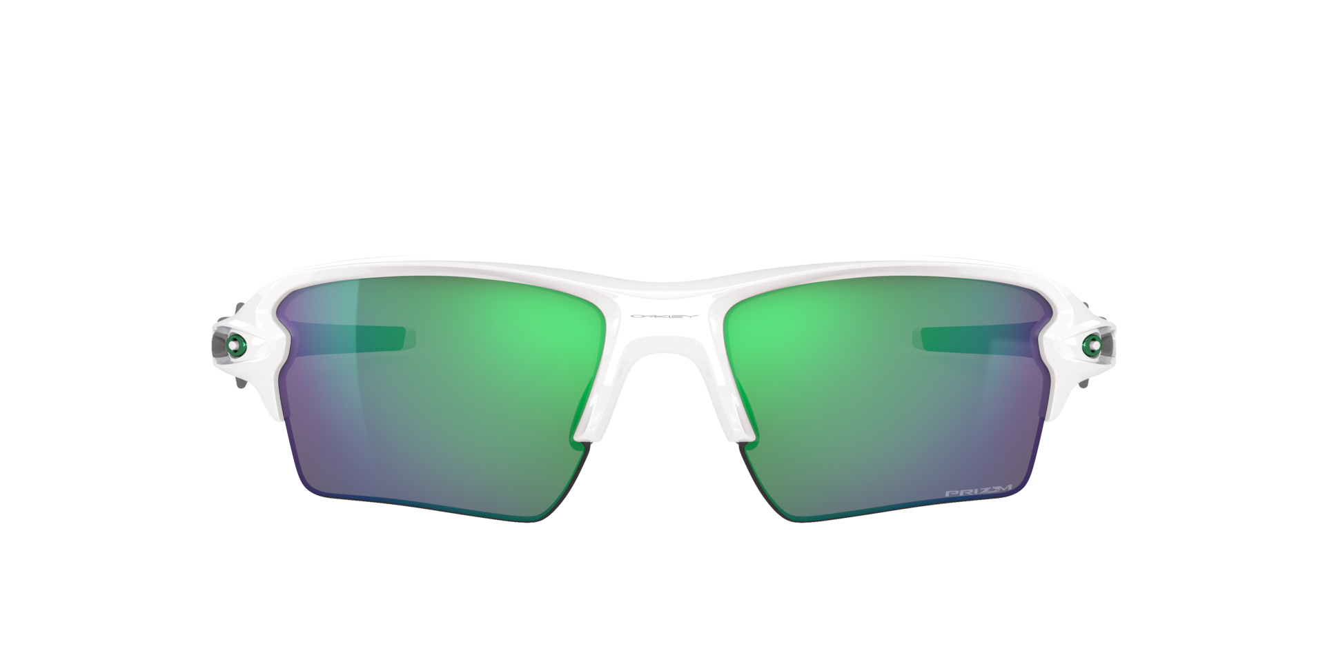 Flak® 2.0 XL Team Colors Weiß glänzend KunststoffSunglass Frames von B24, mit getönten Gläsern