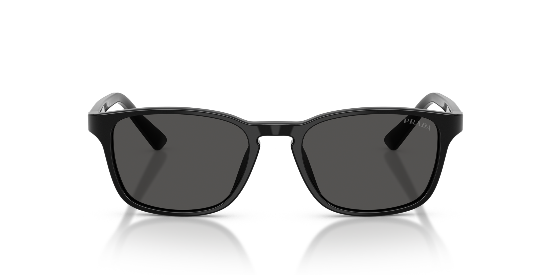 PR D13SU Schwarz AcetatSunglass Frames von B24, Vorderansicht