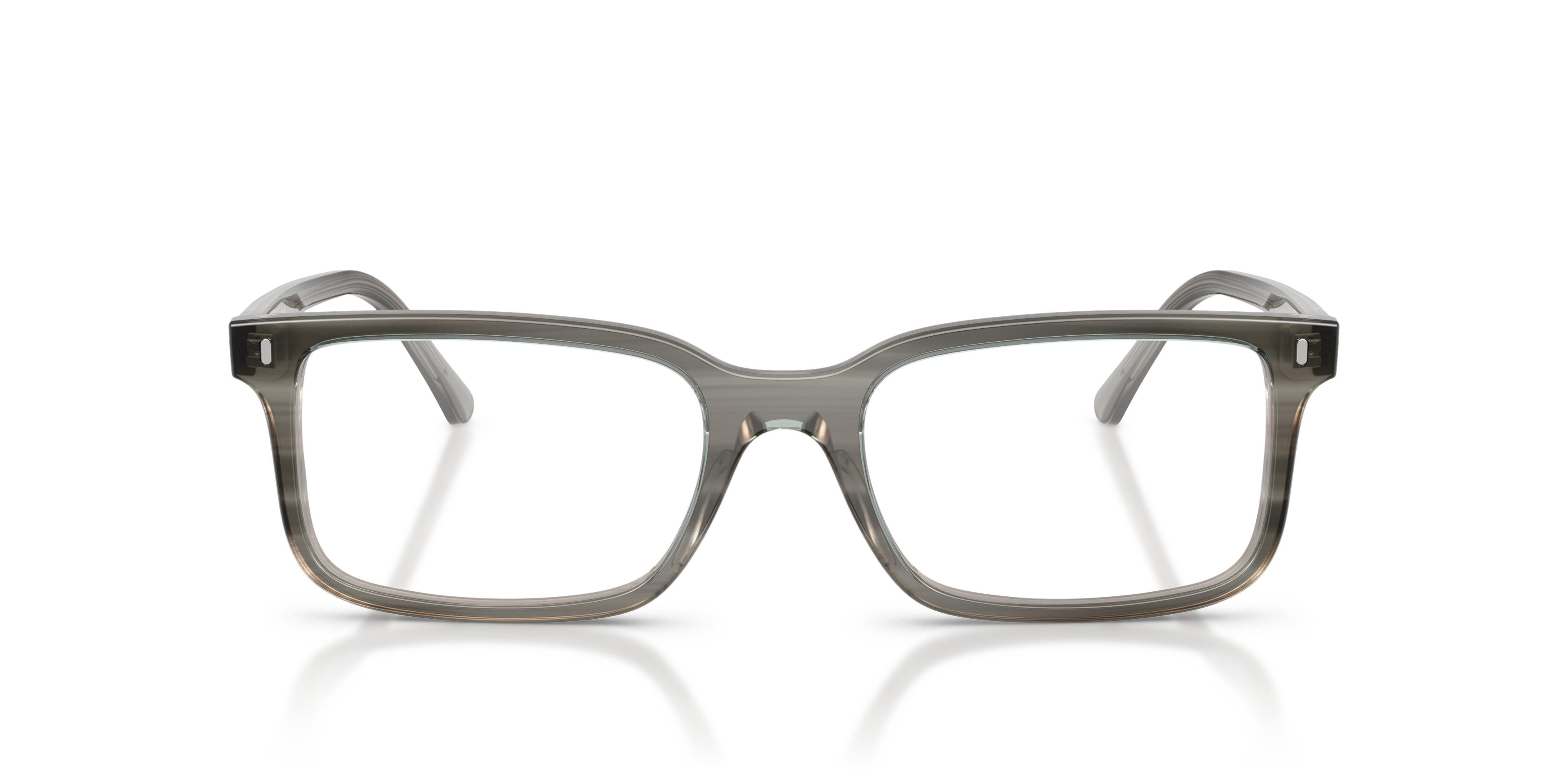Ray-Ban Grau Gestreift Fassung Klar Glas Polarisiert 54-19, RB5445 - Bild 7