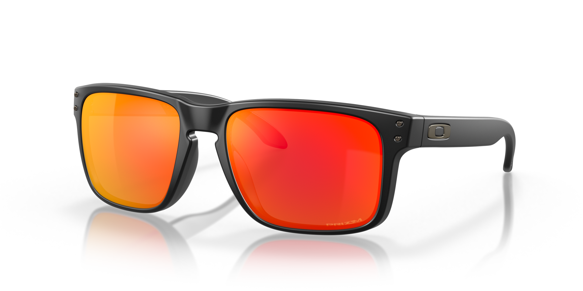 Holbrook™ Matt Schwarz KunststoffEyeglass Frames von B24, Dreiviertelansicht