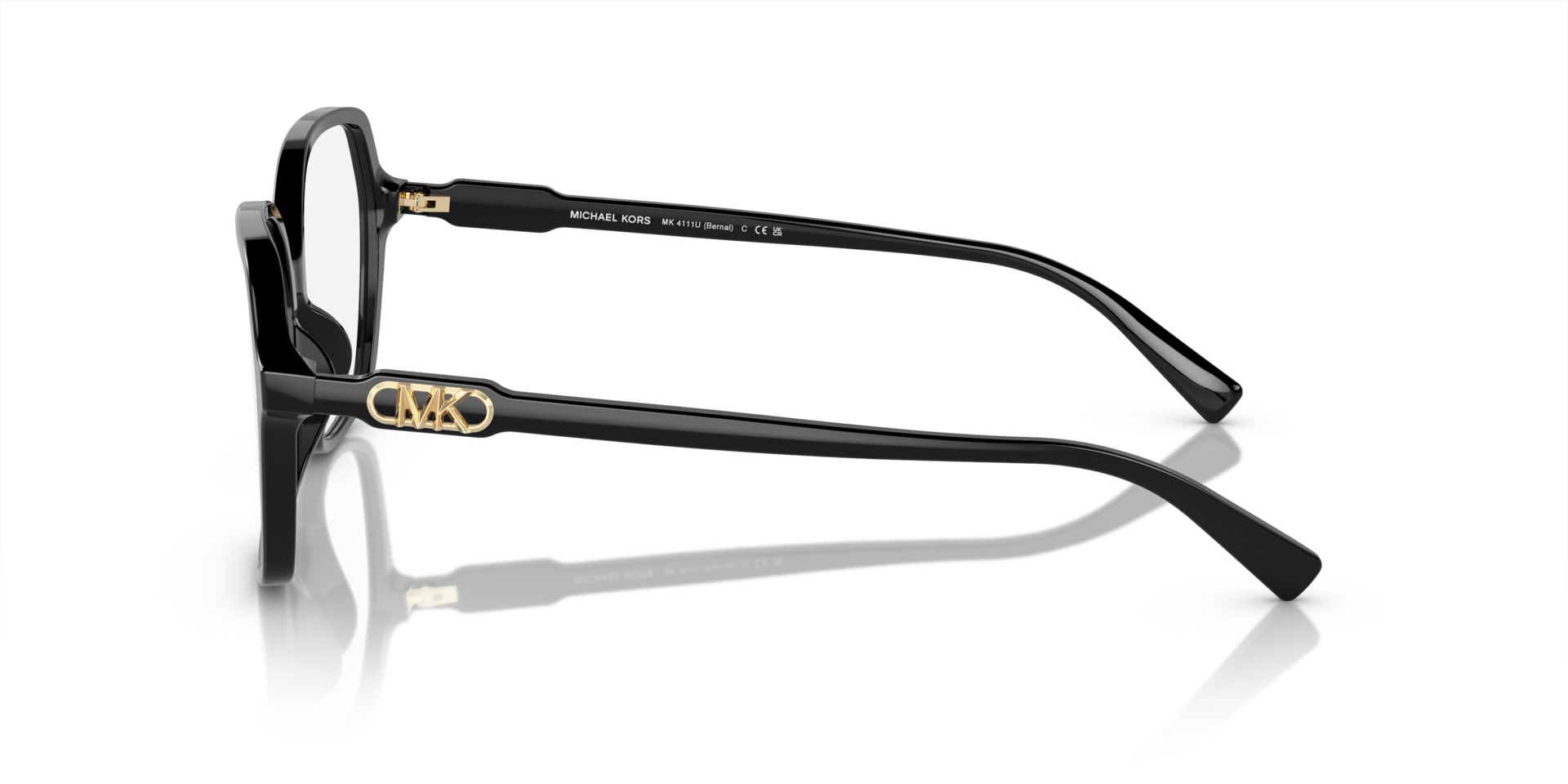 MK4111U Zwart AcetaatEyeglass Frames van B24, Zijaanzicht