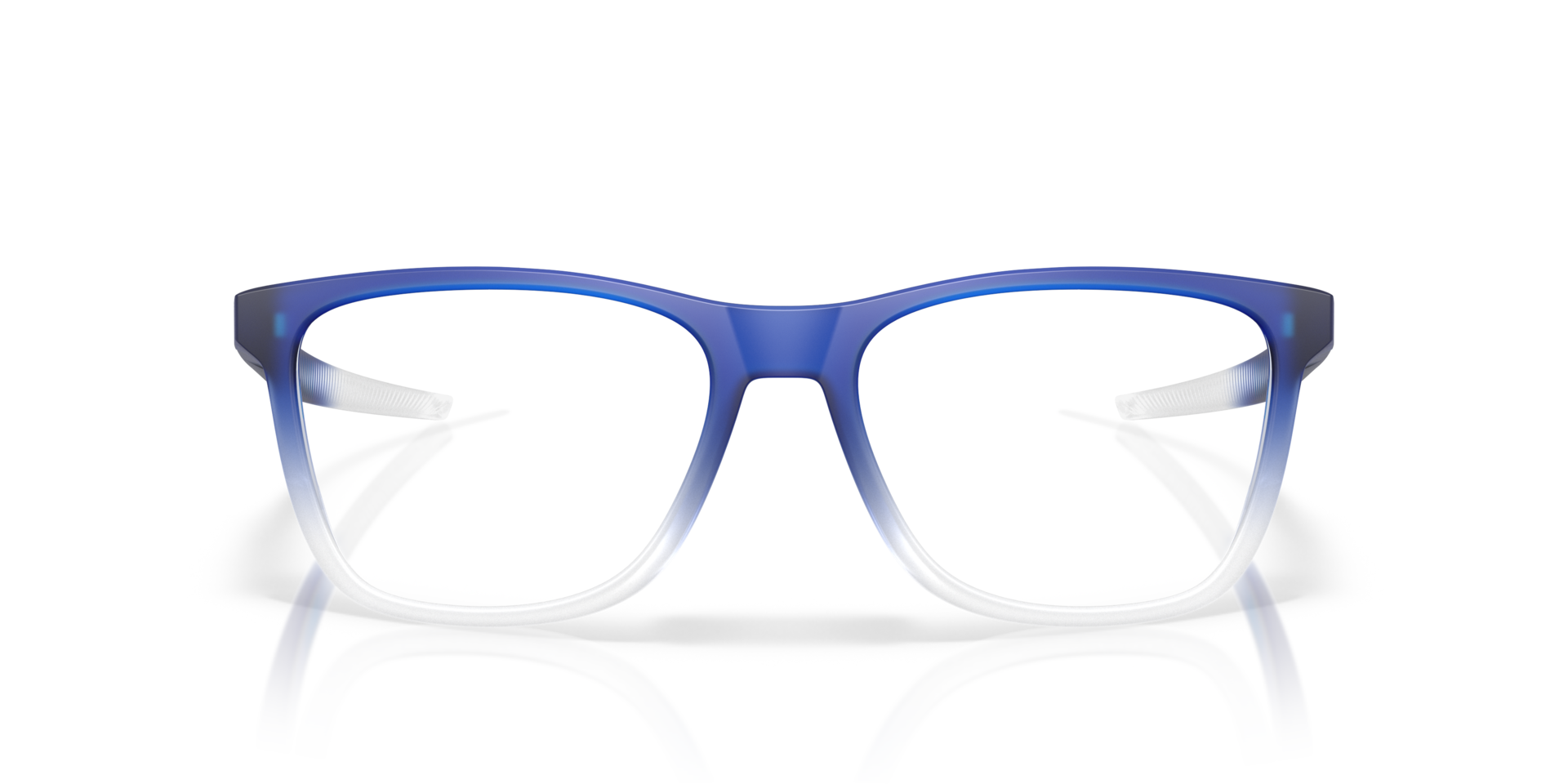 Centerboard Fathom Collection Matte Clear Crystal Blue Fade KunststofEyeglass Frames van B24, Vooraanzicht