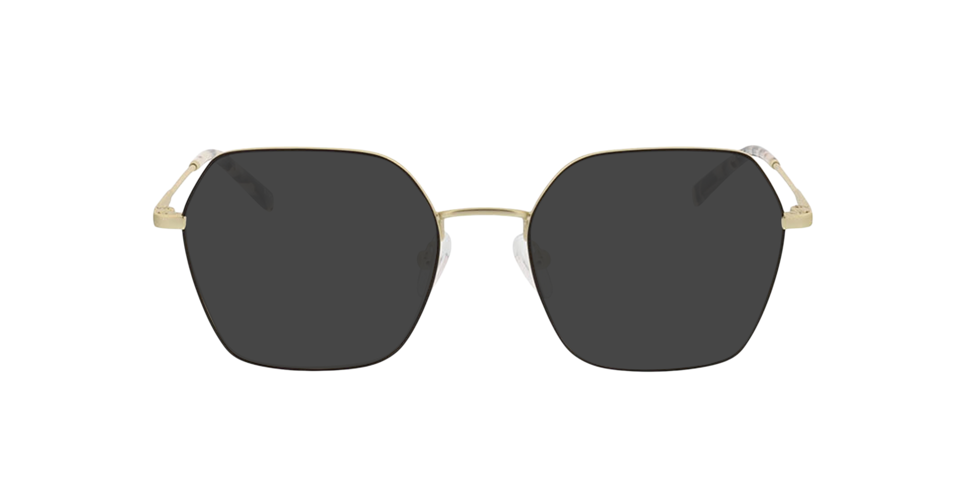 Miranda Gold  &  Black  &  Cream Havana MetallEyeglass Frames von B24, mit getönten Gläsern